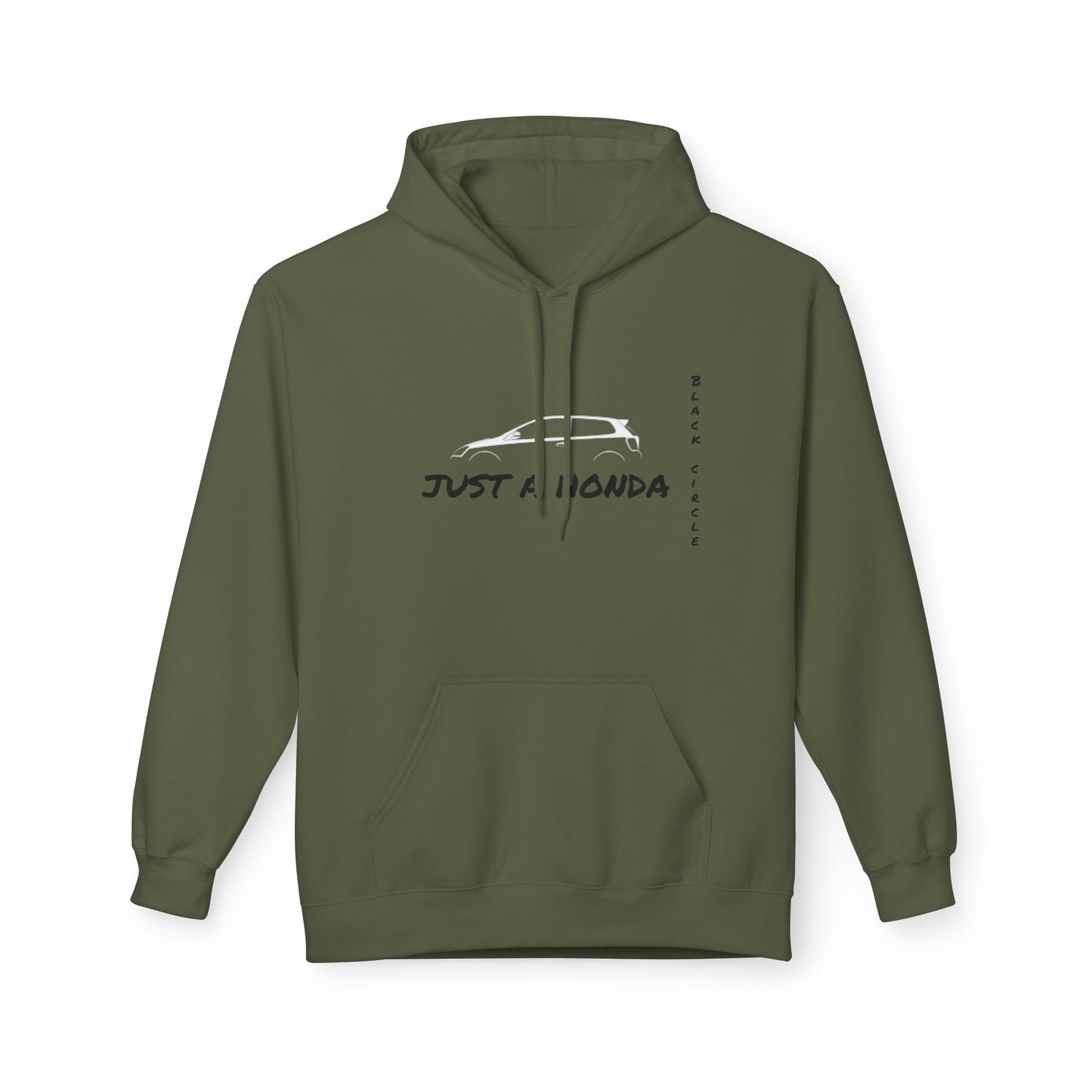 Just a Honda Unisex Fleece Hoodie - Perfect for Car Enthusiasts