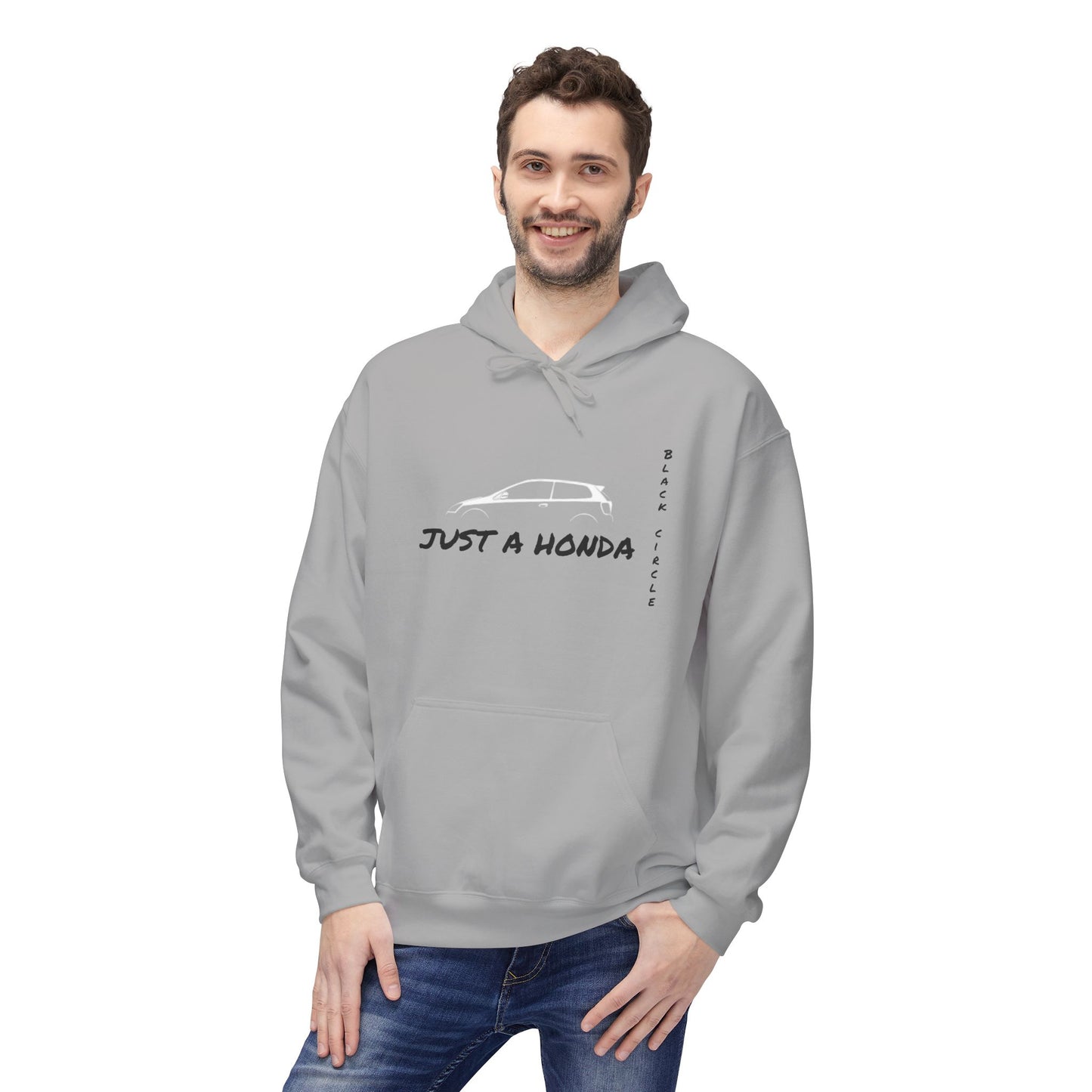 Just a Honda Unisex Fleece Hoodie - Perfect for Car Enthusiasts