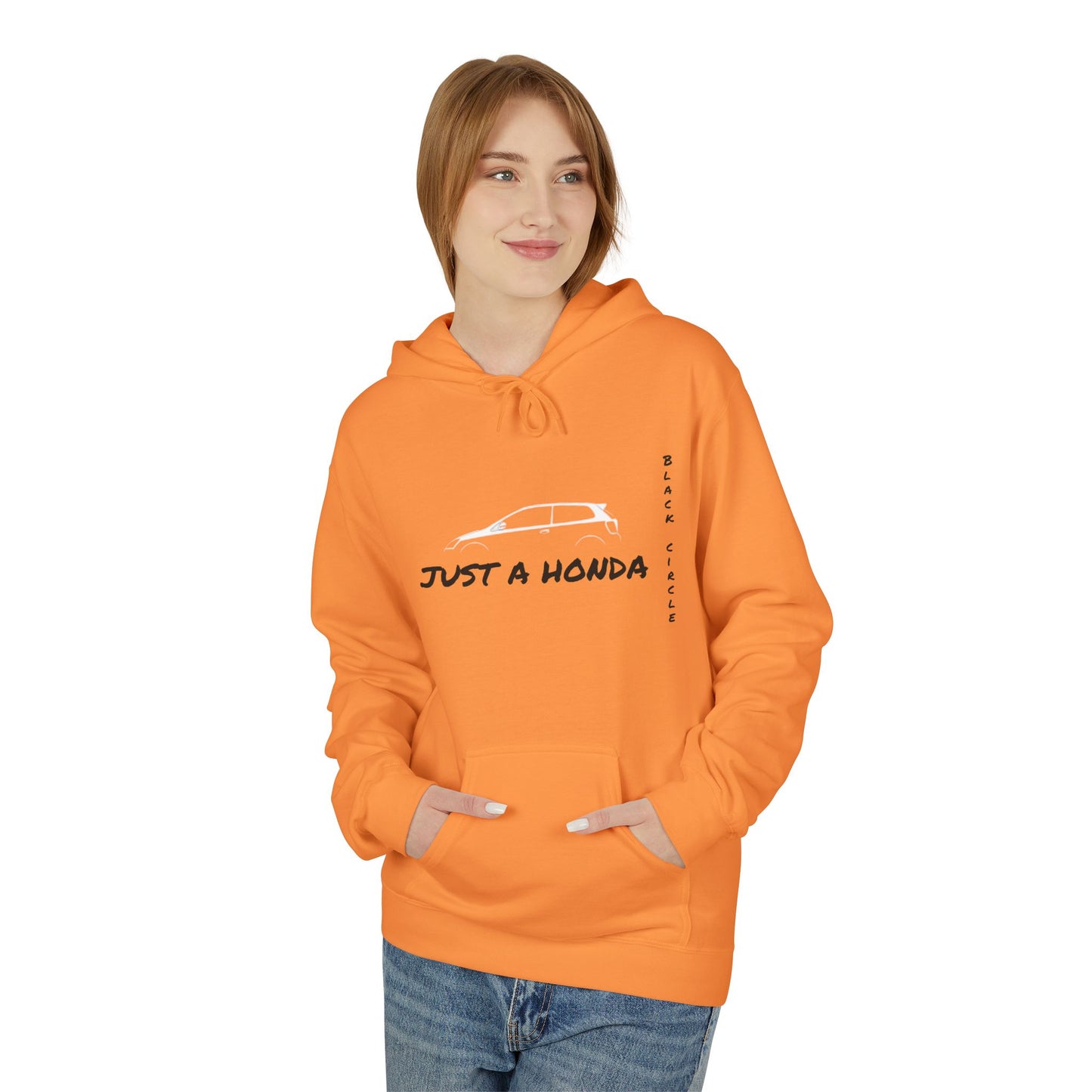 Just a Honda Unisex Fleece Hoodie - Perfect for Car Enthusiasts