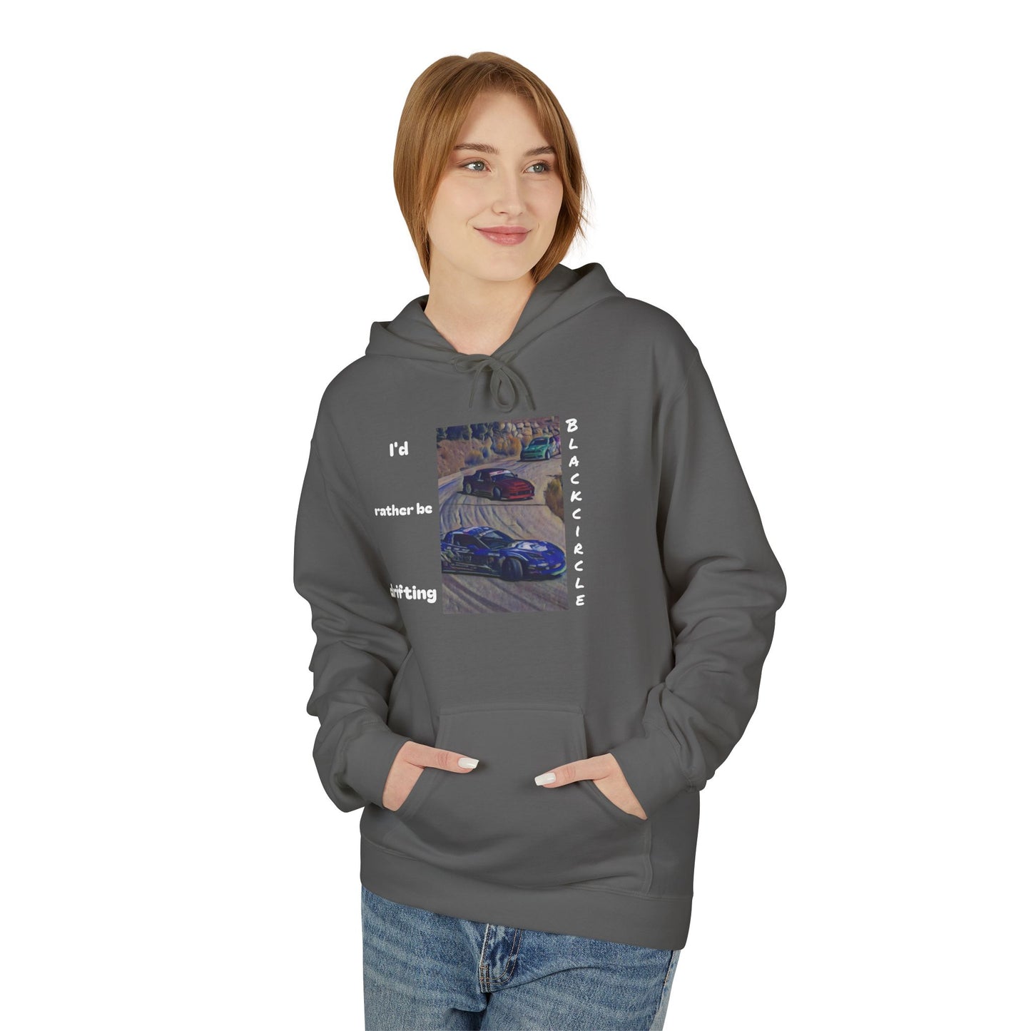 I'd rather be drifting Softstyle Fleece Hoodie