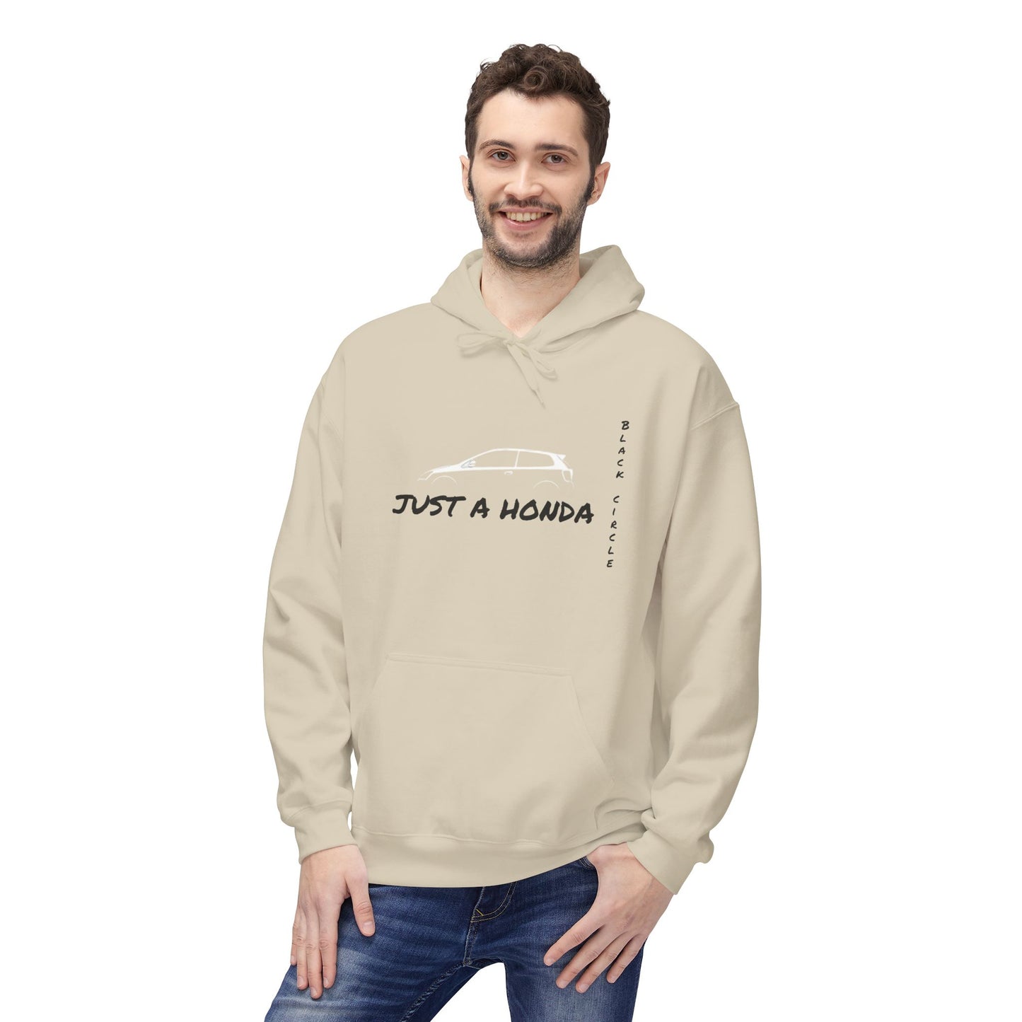 Just a Honda Unisex Fleece Hoodie - Perfect for Car Enthusiasts