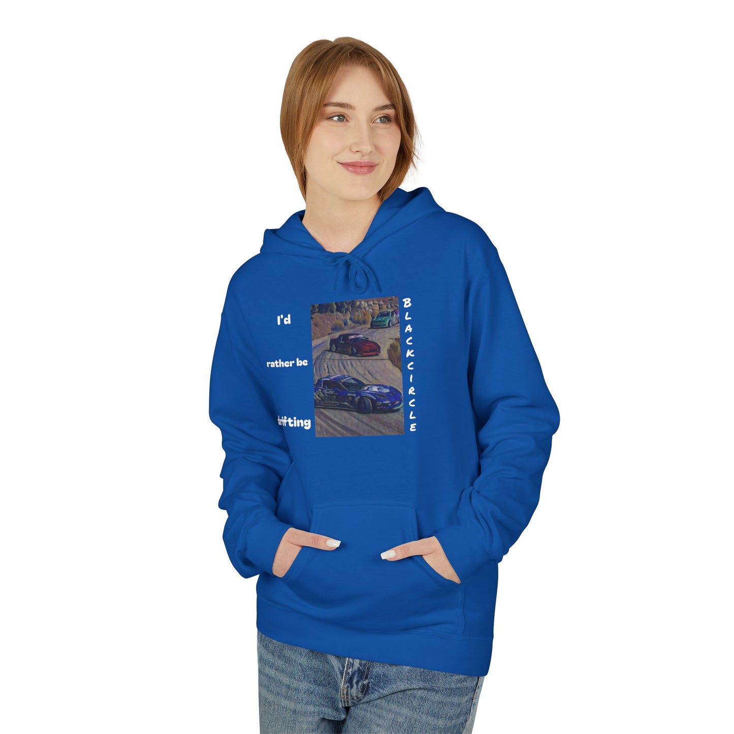 I'd rather be drifting Softstyle Fleece Hoodie
