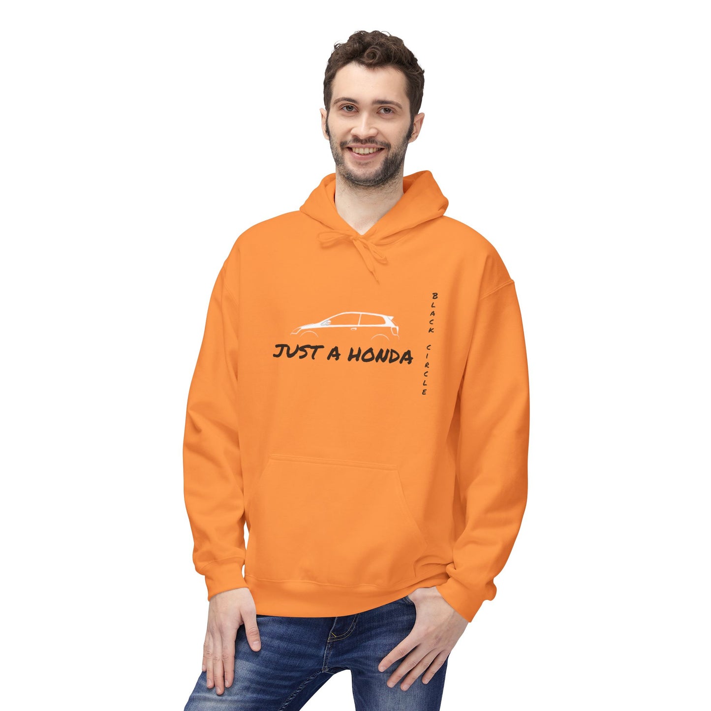 Just a Honda Unisex Fleece Hoodie - Perfect for Car Enthusiasts