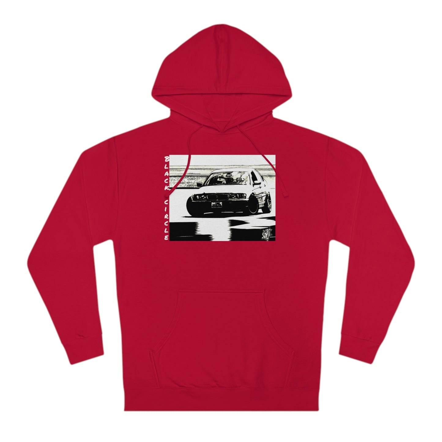 Built different black circle drift - hoodie