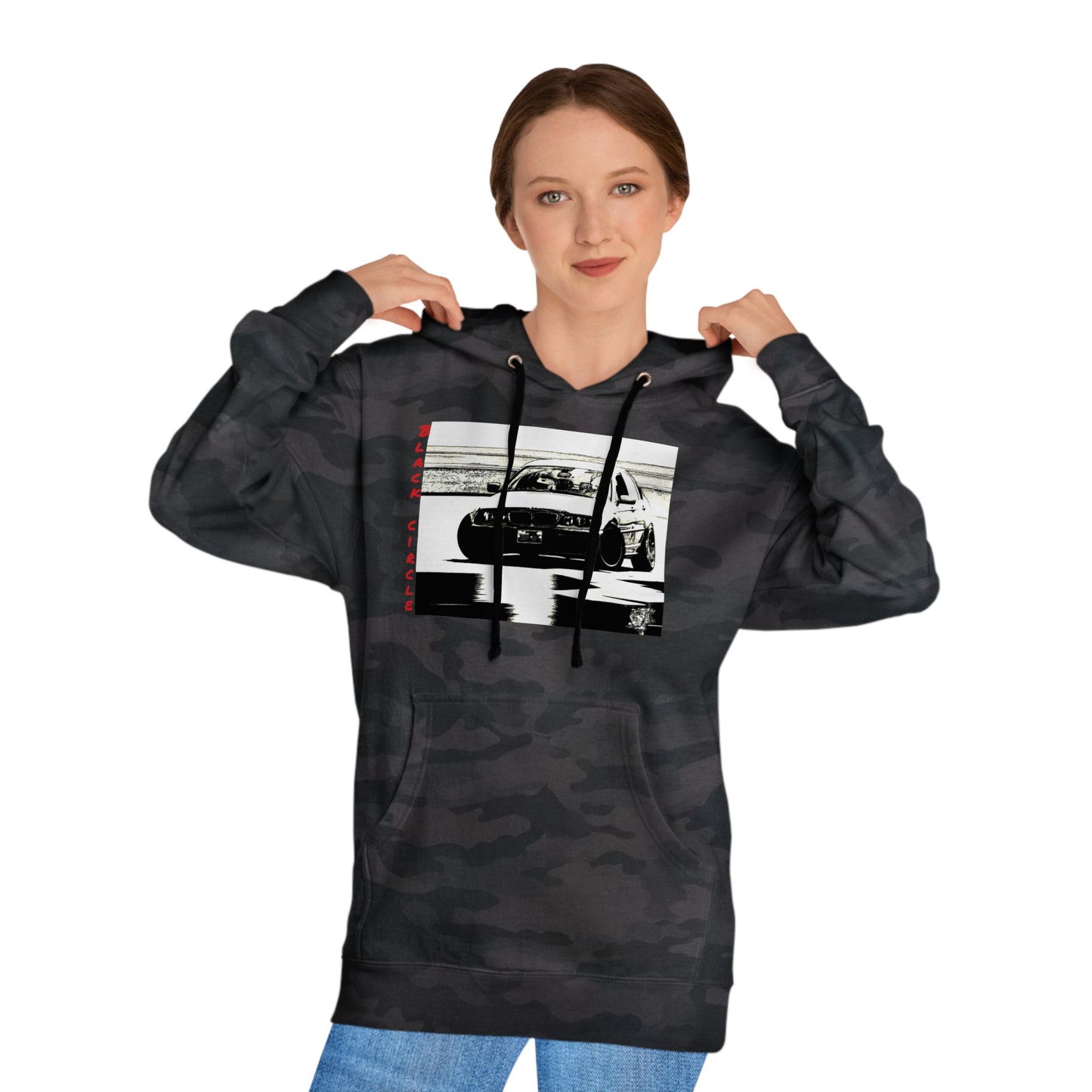 Built different black circle drift - hoodie