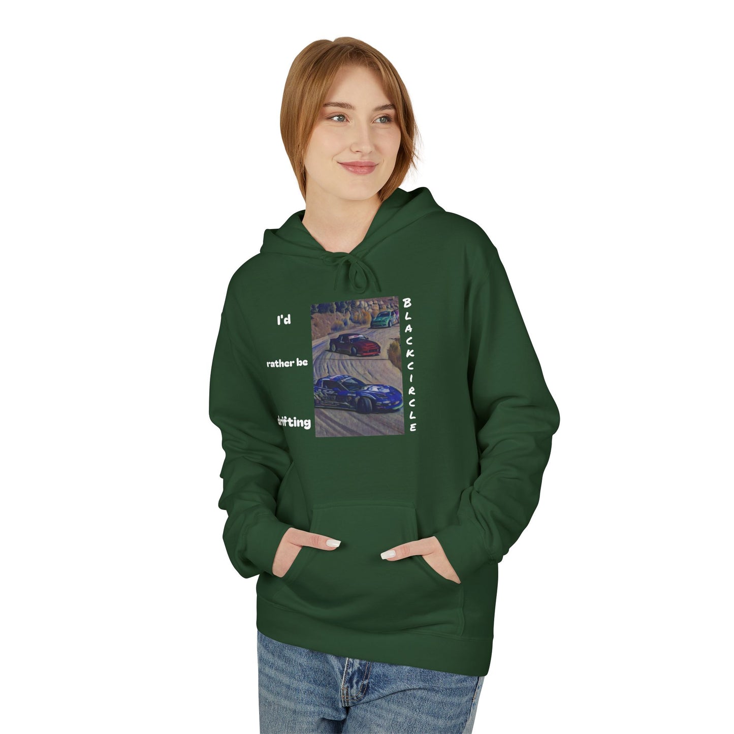 I'd rather be drifting Softstyle Fleece Hoodie