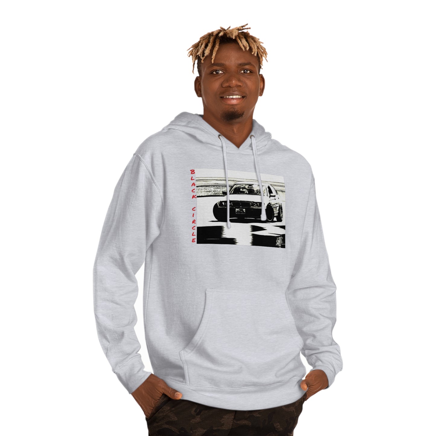 Built different black circle drift - hoodie