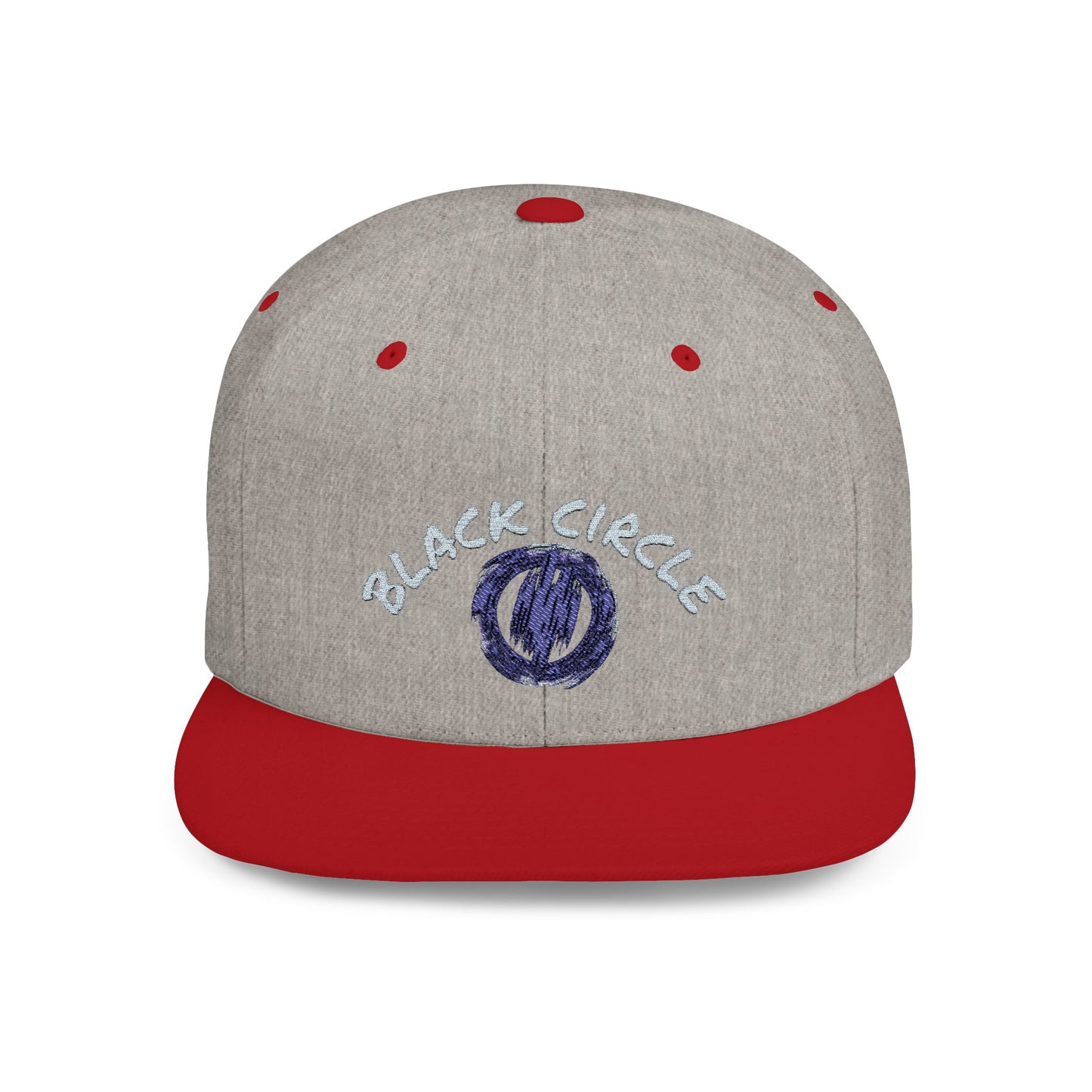 Snapback Hat - Black Circle Original Design