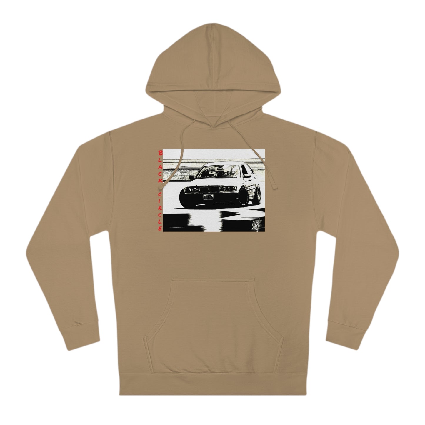 Built different black circle drift - hoodie