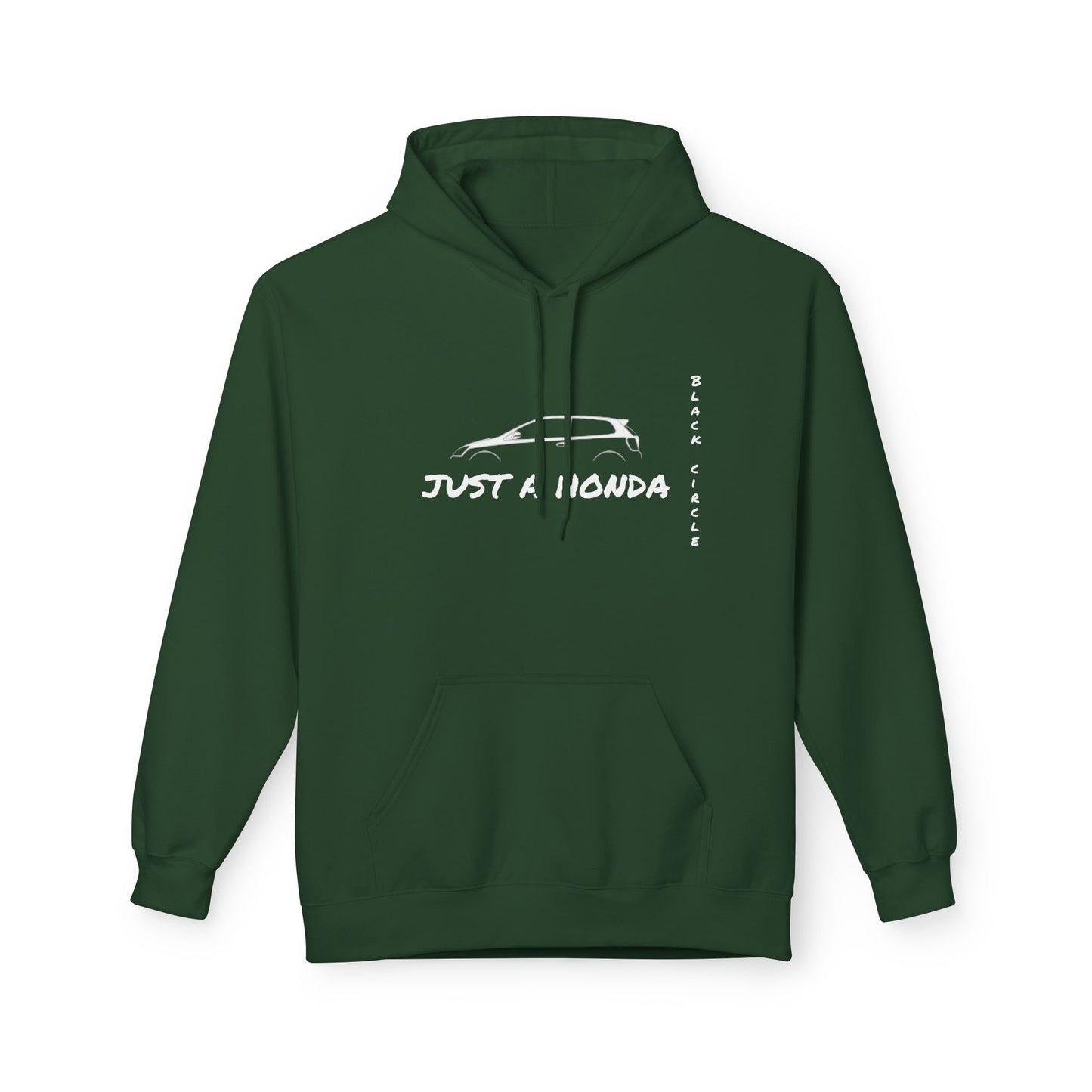 Just a Honda Unisex Fleece Hoodie - Perfect for Car Enthusiasts