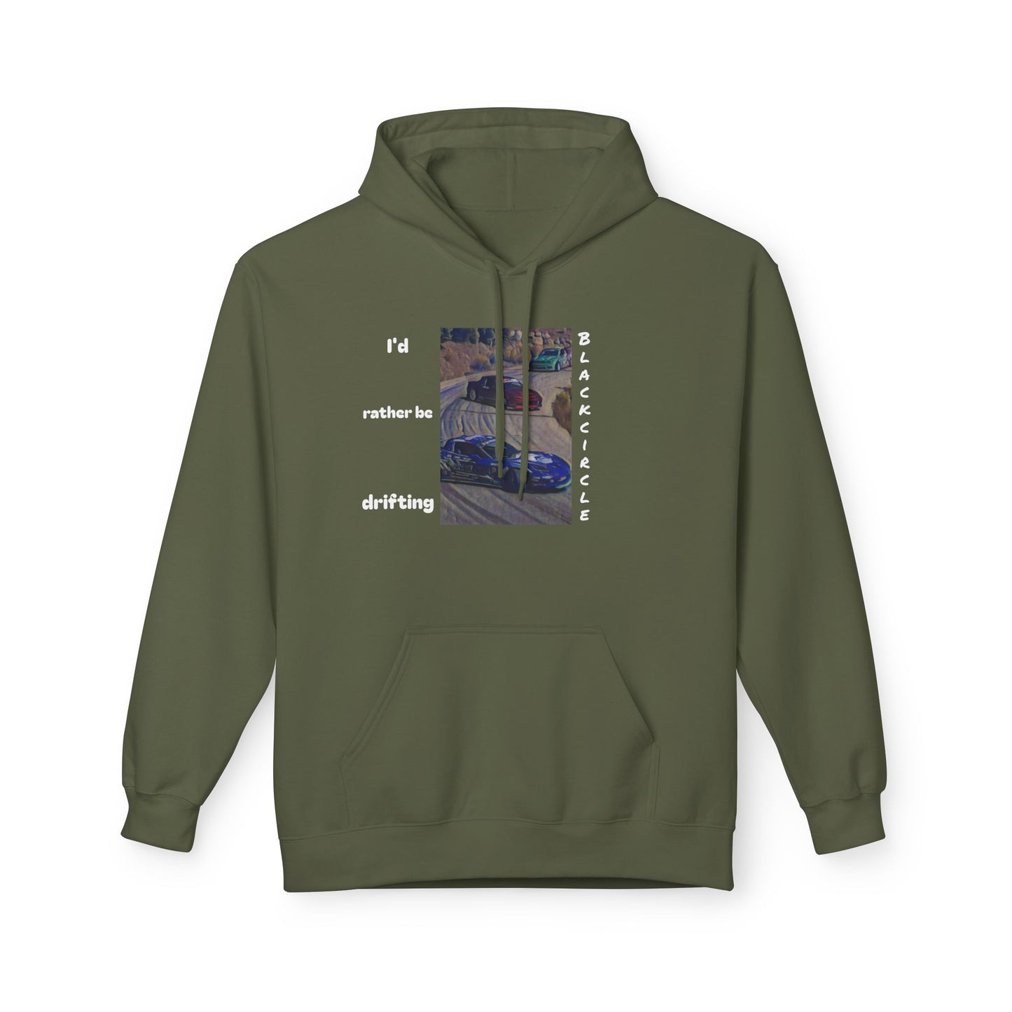I'd rather be drifting Softstyle Fleece Hoodie