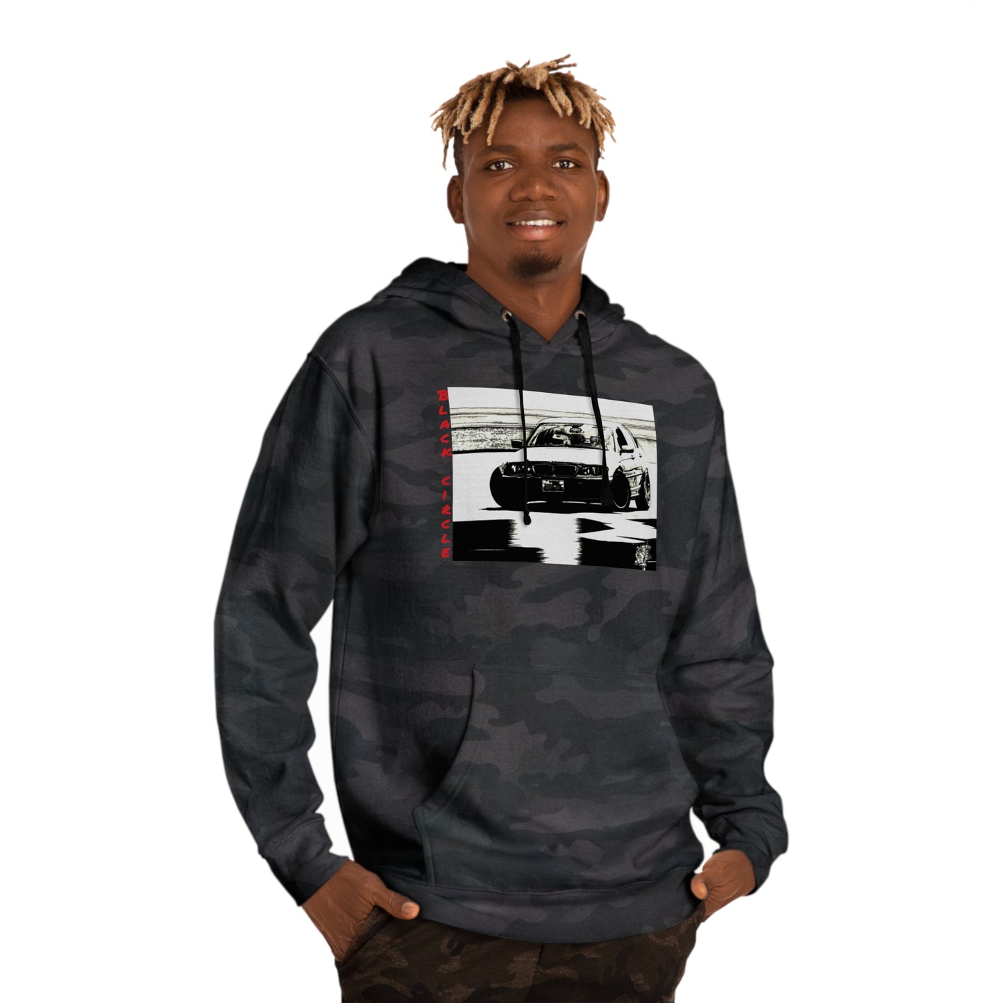 Built different black circle drift - hoodie