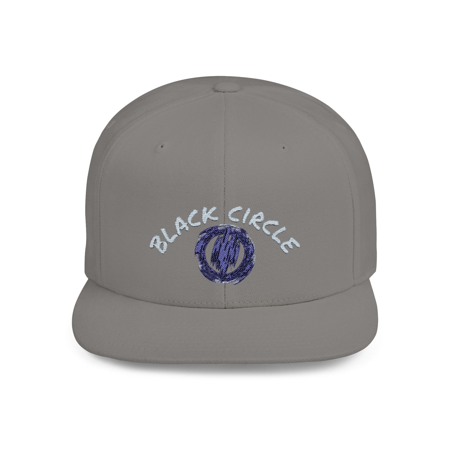 Snapback Hat - Black Circle Original Design