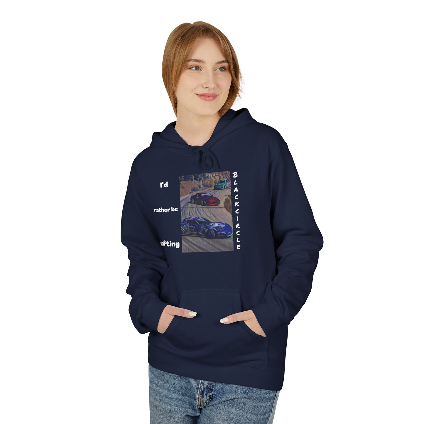 I'd rather be drifting Softstyle Fleece Hoodie