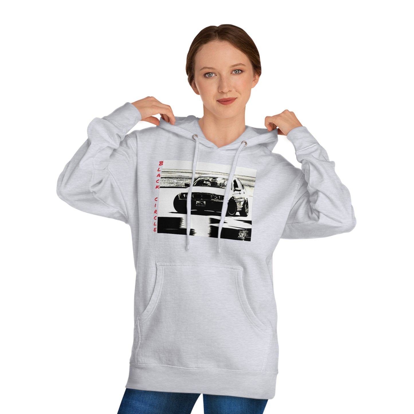 Built different black circle drift - hoodie