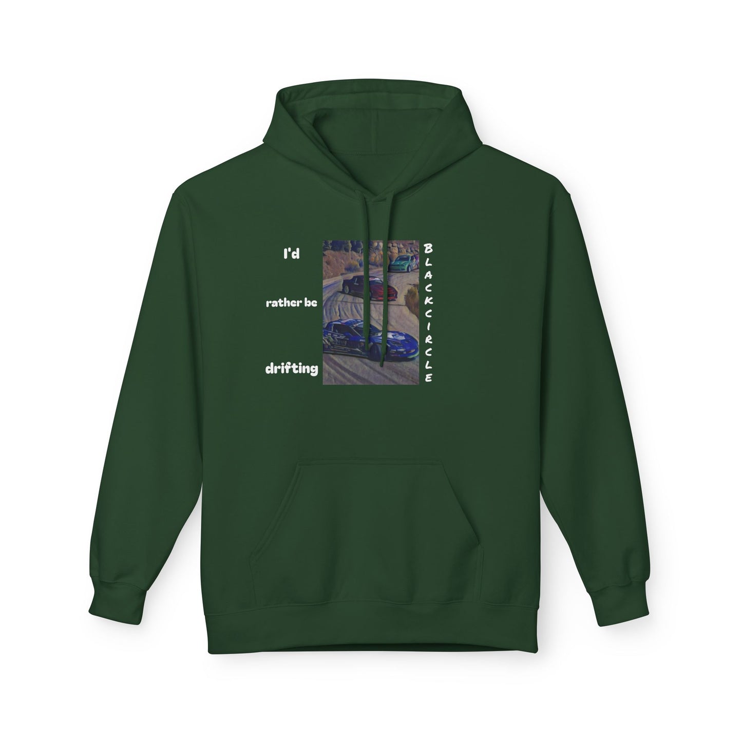 I'd rather be drifting Softstyle Fleece Hoodie