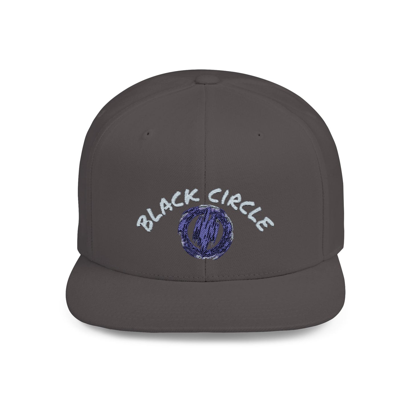 Snapback Hat - Black Circle Original Design