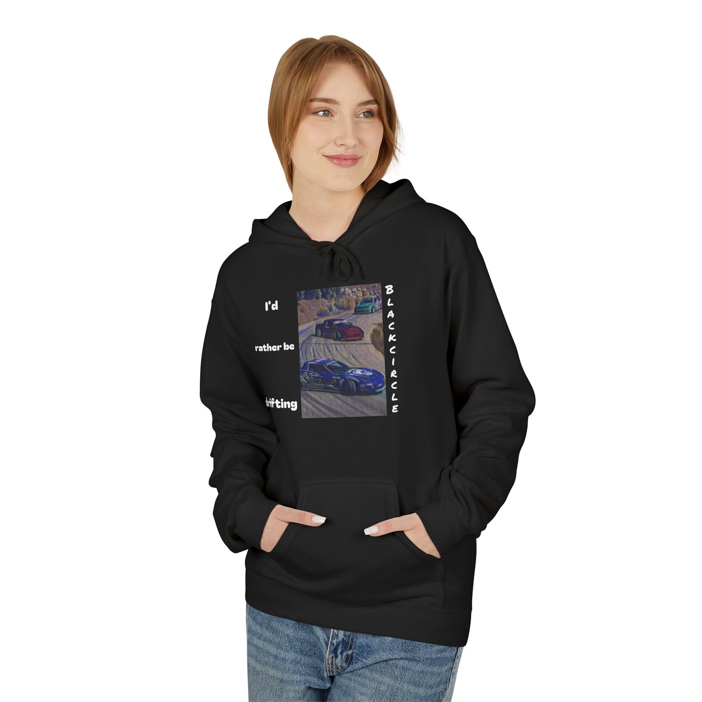 I'd rather be drifting Softstyle Fleece Hoodie