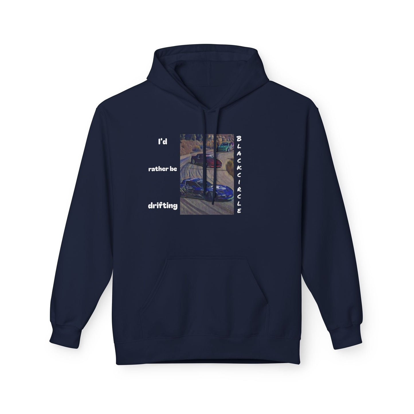 I'd rather be drifting Softstyle Fleece Hoodie