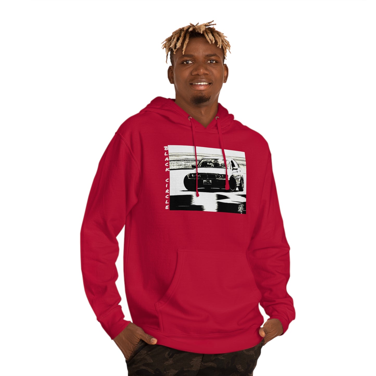 Built different black circle drift - hoodie