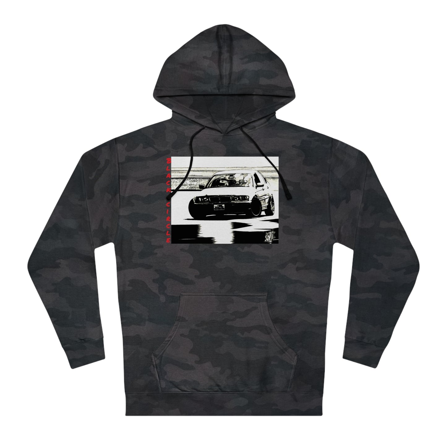 Built different black circle drift - hoodie
