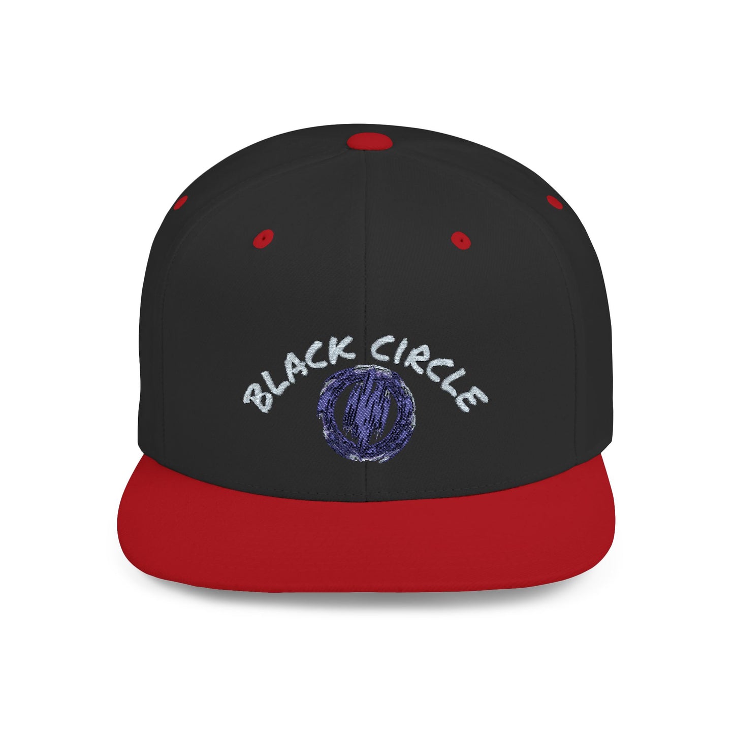 Snapback Hat - Black Circle Original Design