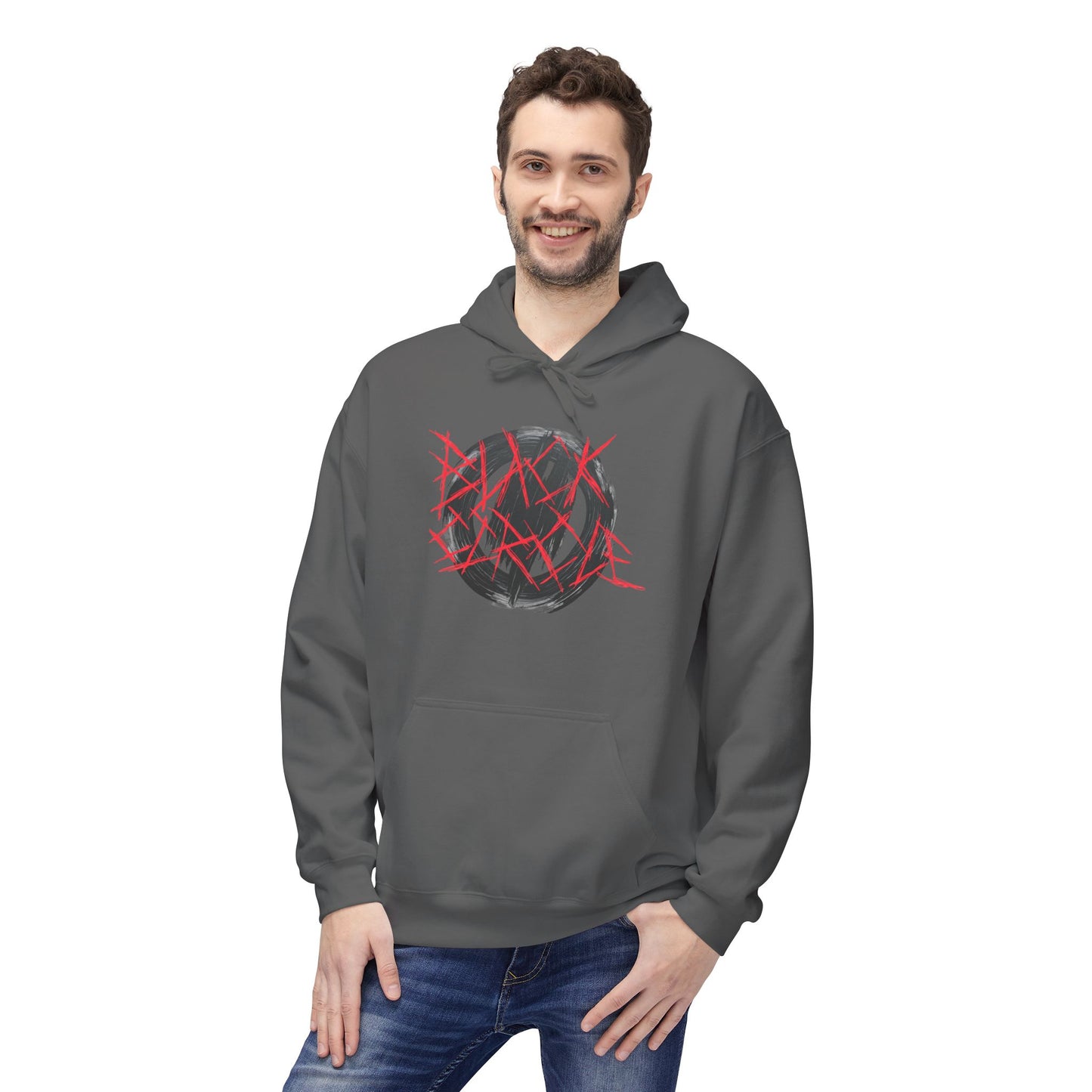 Circle Hoodie - Metal Core Style Black