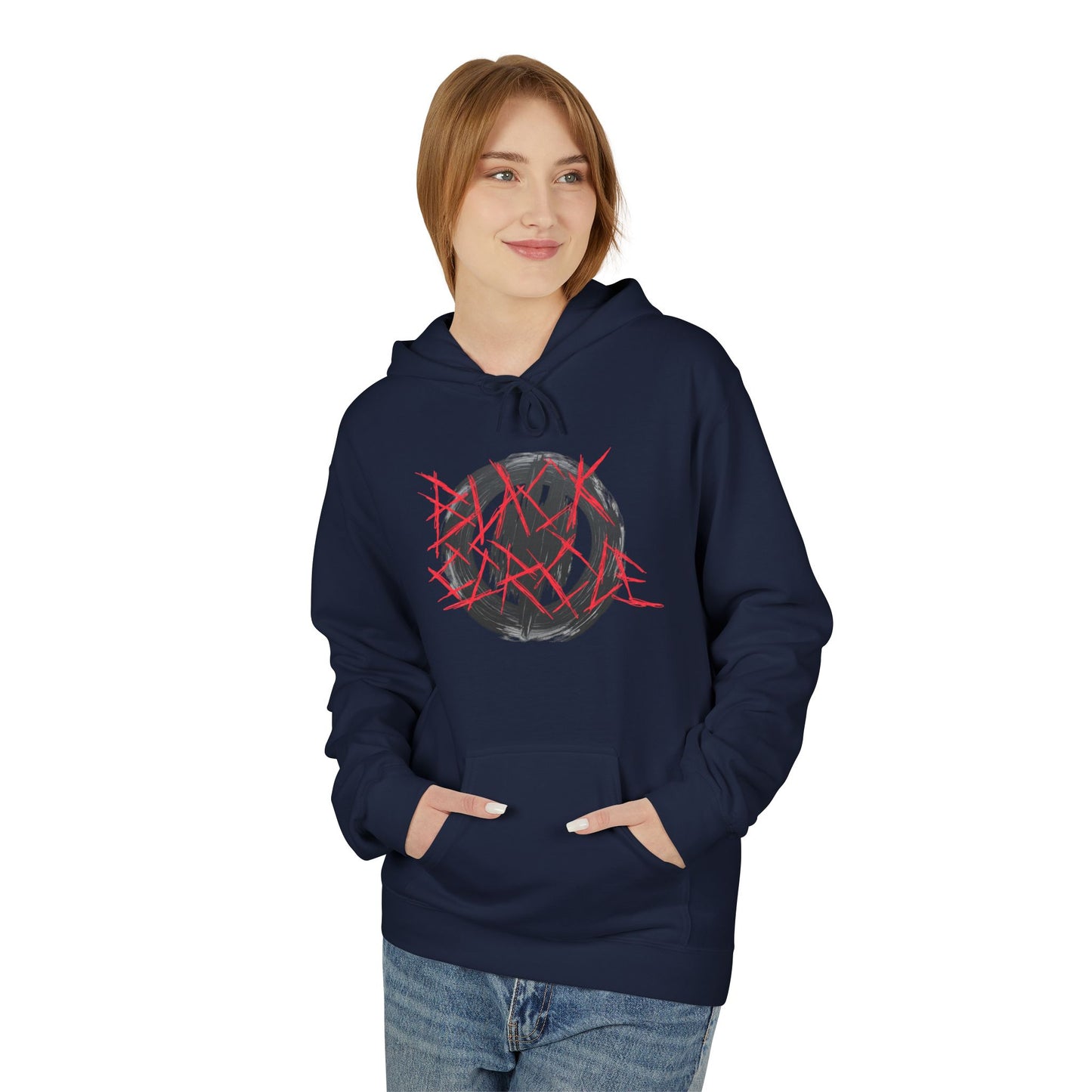 Circle Hoodie - Metal Core Style Black