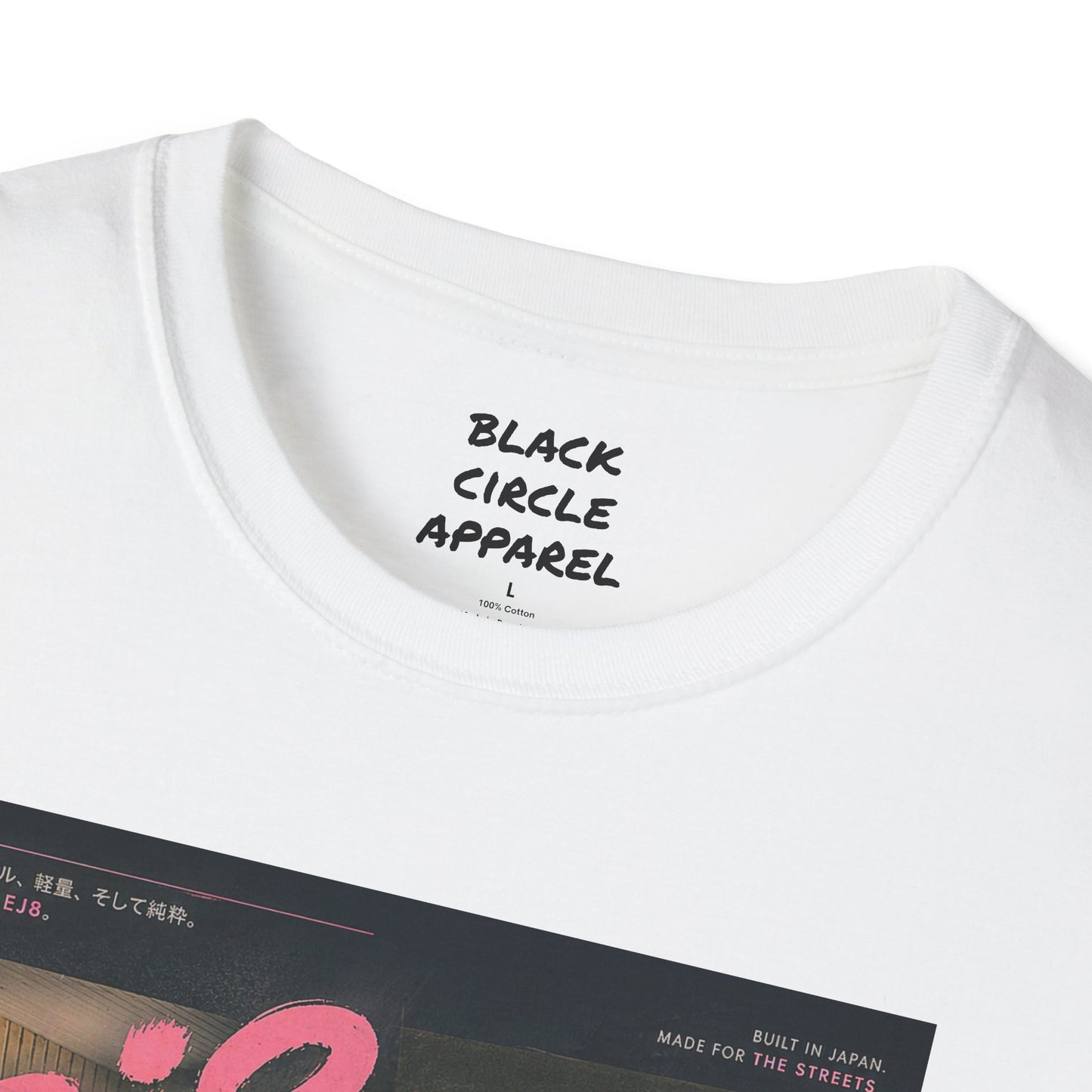 EJ8 Black Circle Retro JDM Car T‑Shirt