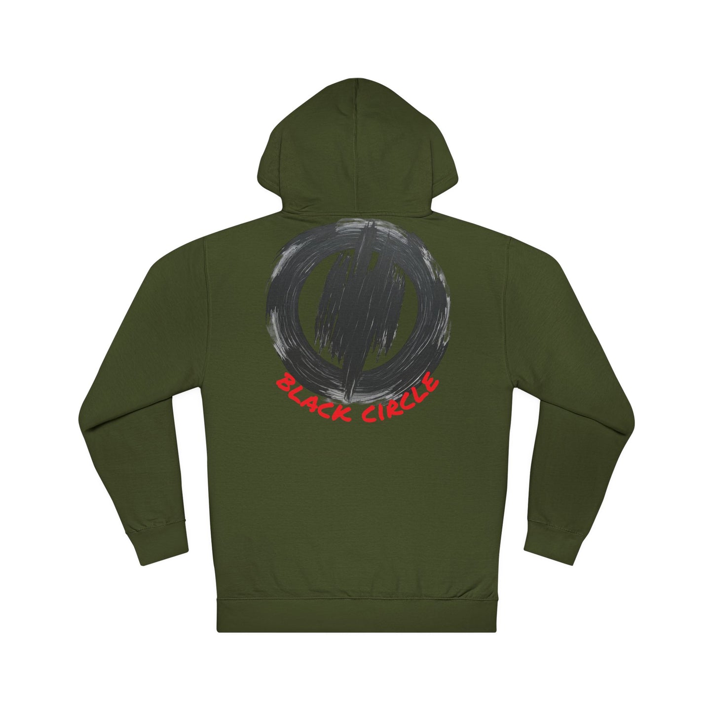 Black circle Hooded Sweatshirt