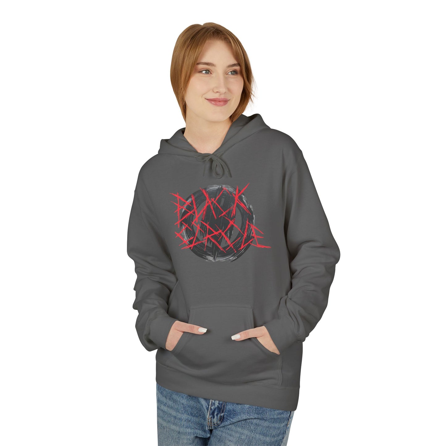 Circle Hoodie - Metal Core Style Black