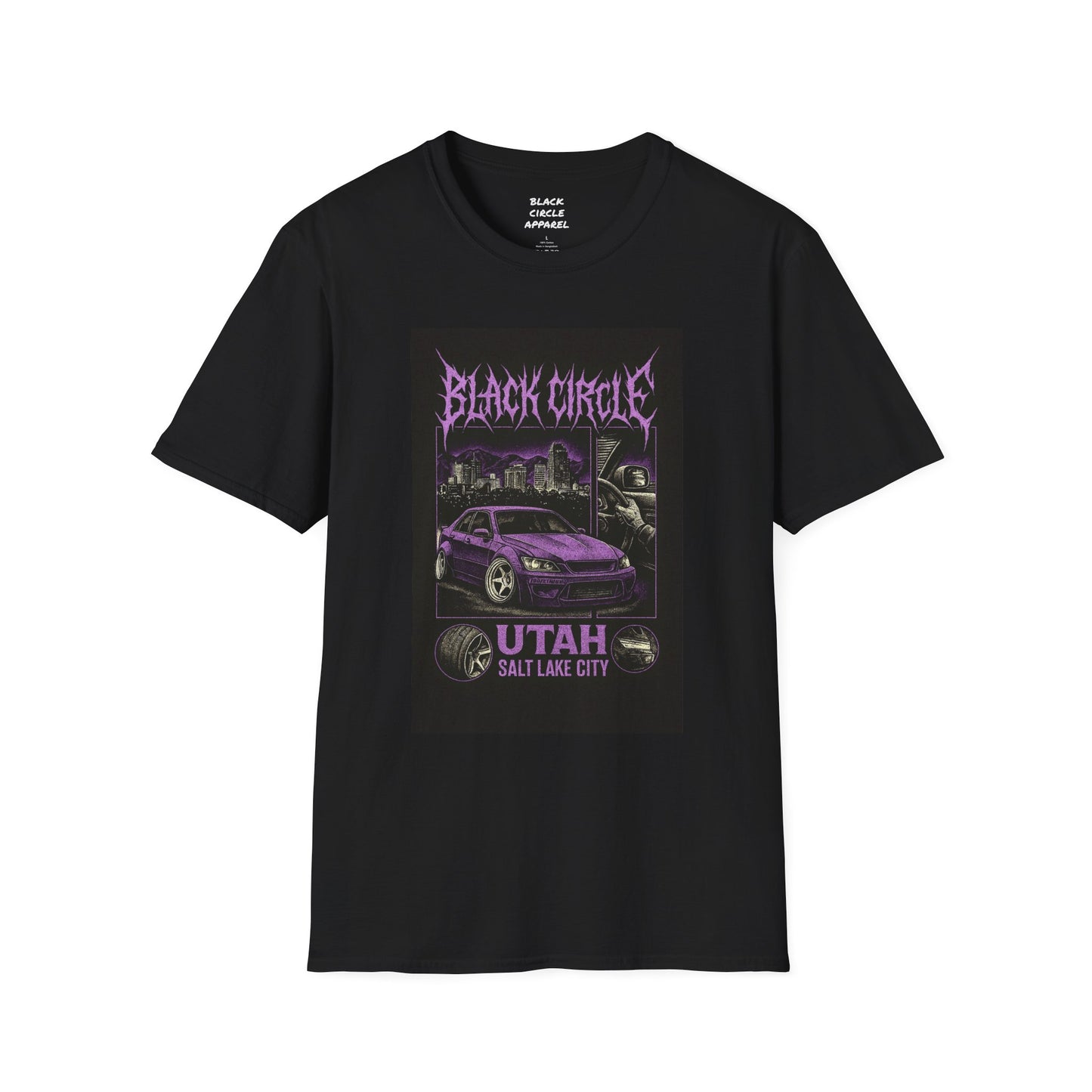 Black Circle Graphic T-Shirt