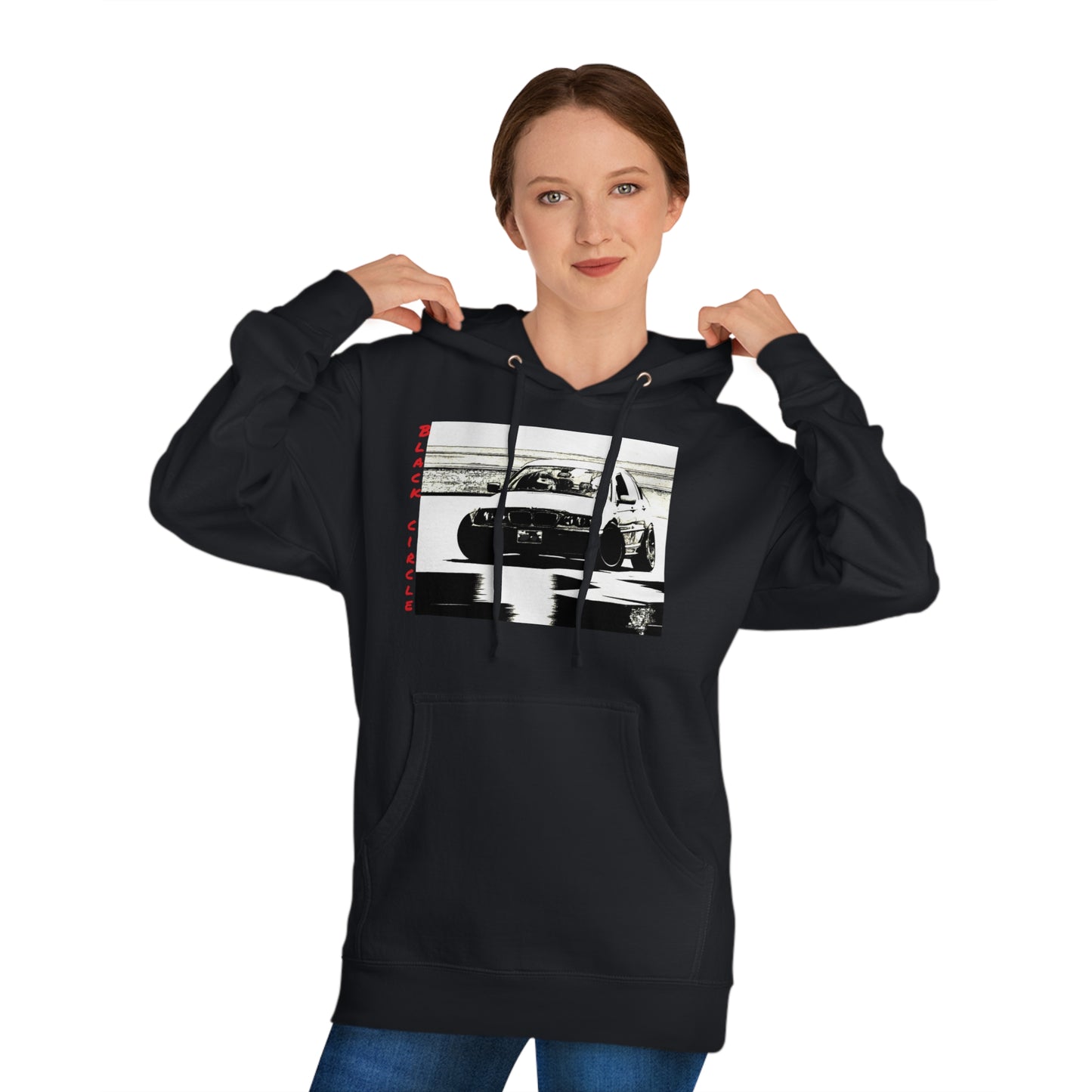 Built different black circle drift - hoodie