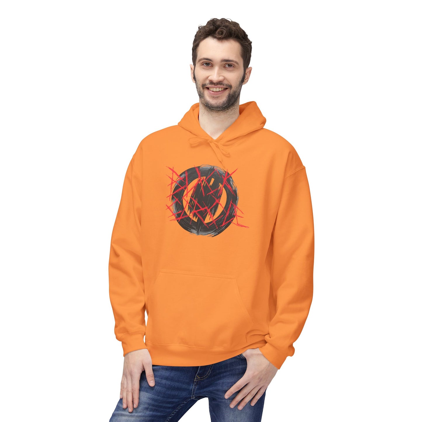 Circle Hoodie - Metal Core Style Black