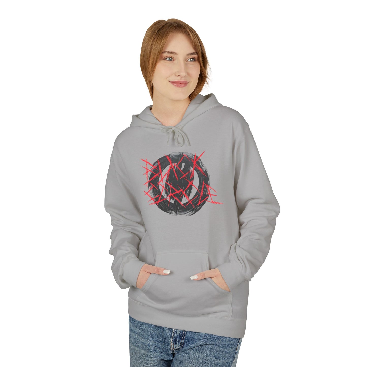 Circle Hoodie - Metal Core Style Black
