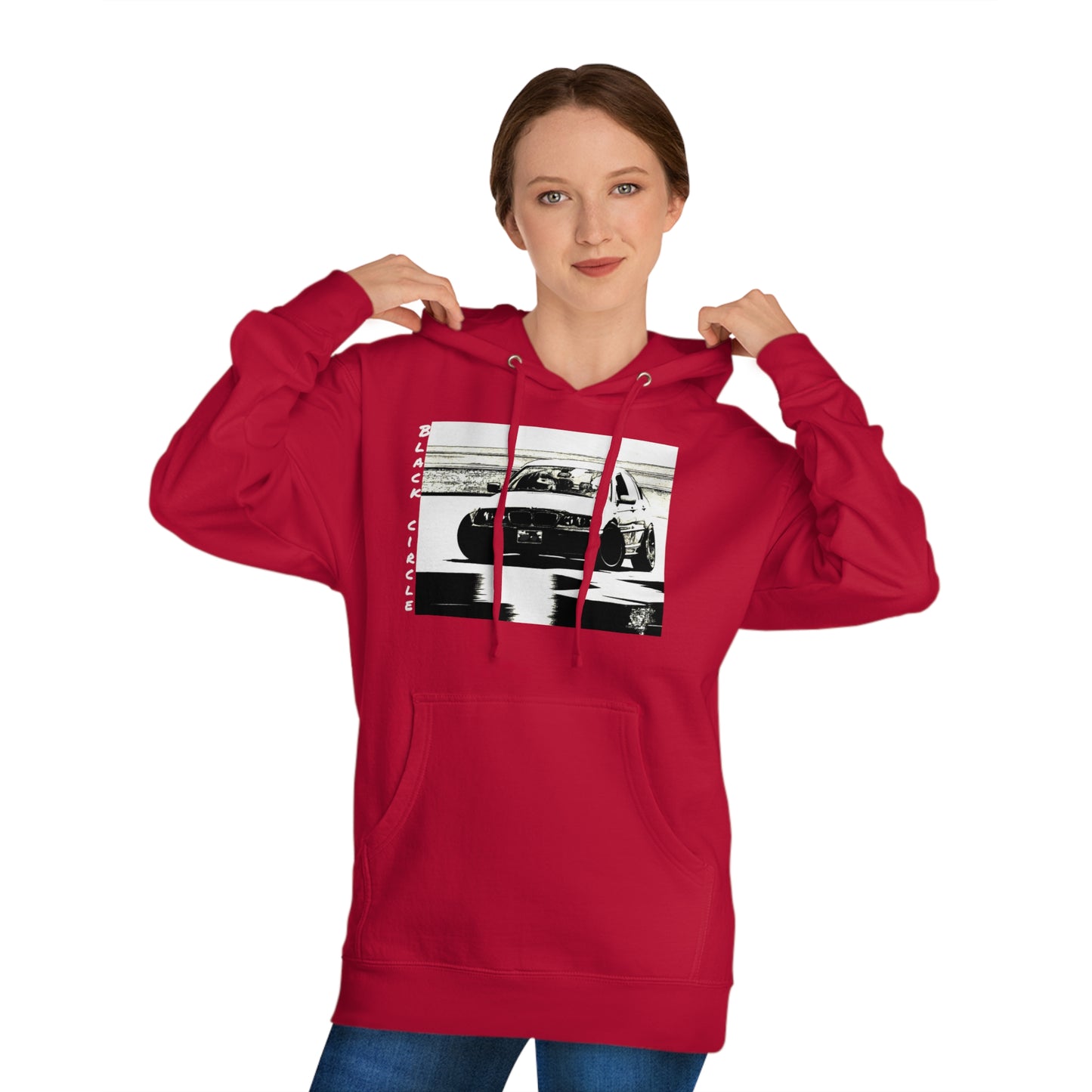 Built different black circle drift - hoodie