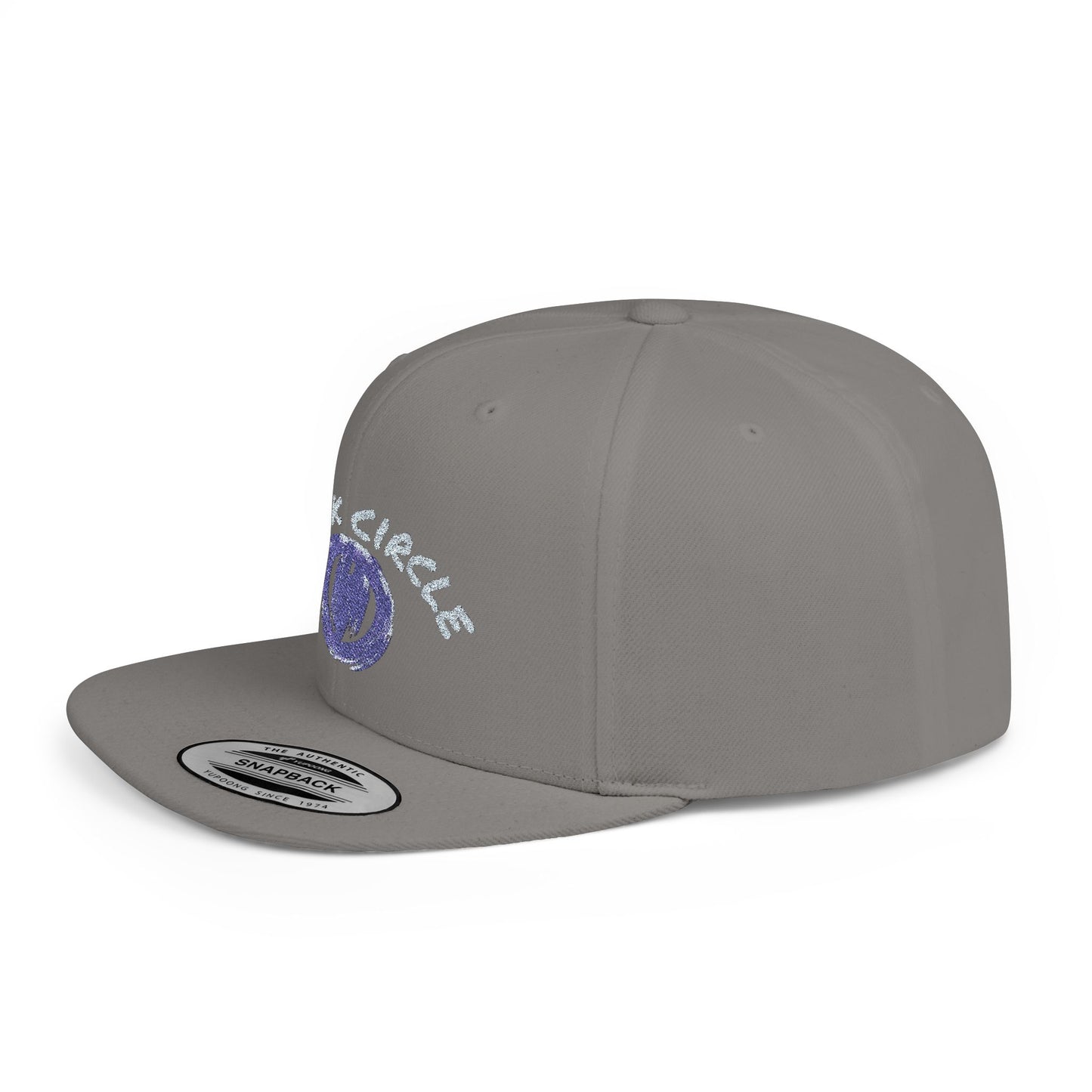 Snapback Hat - Black Circle Original Design
