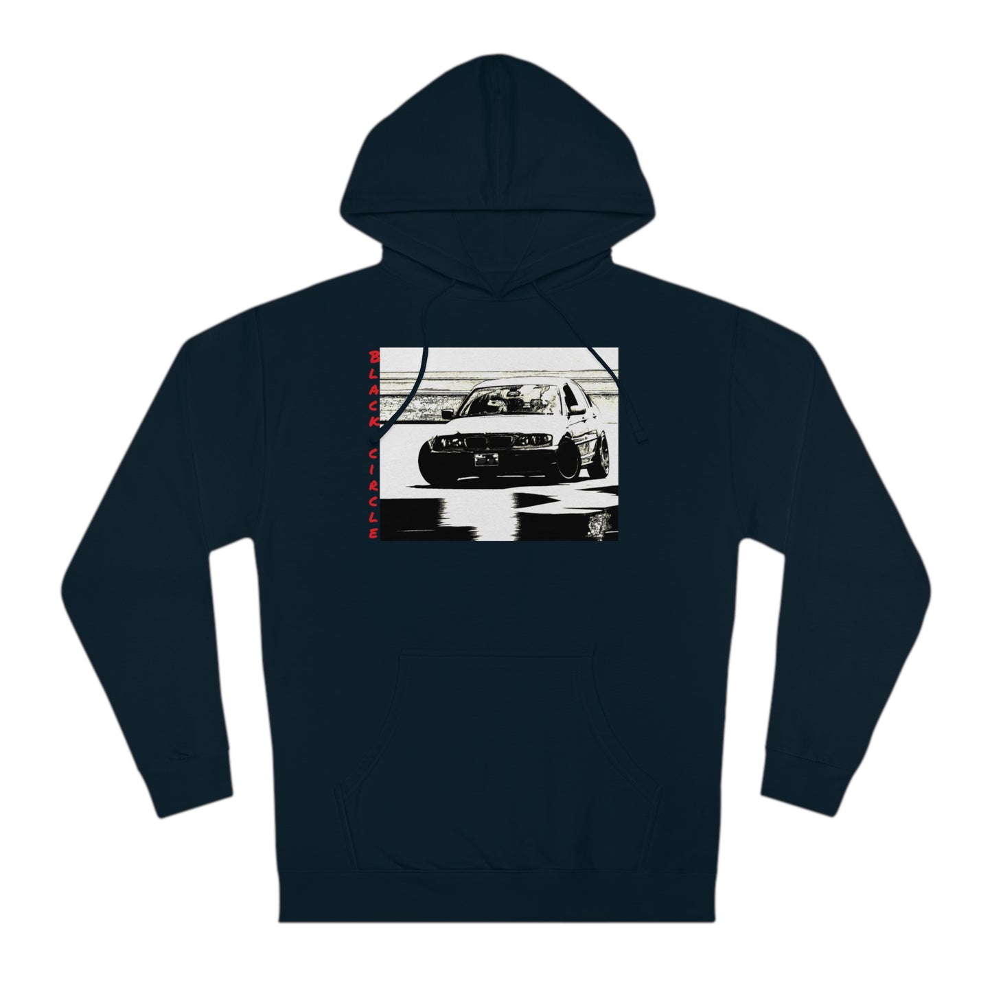 Built different black circle drift - hoodie