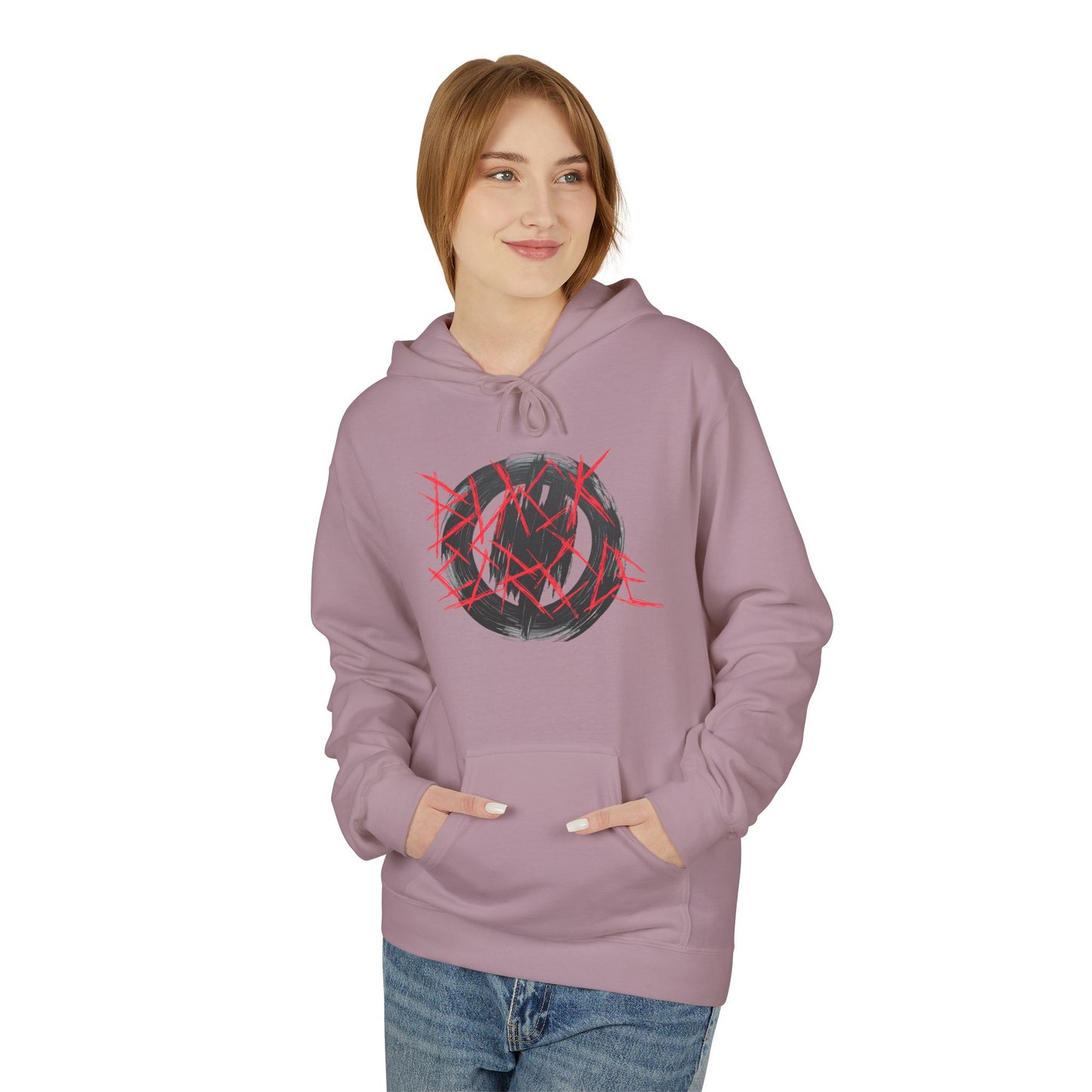 Circle Hoodie - Metal Core Style Black