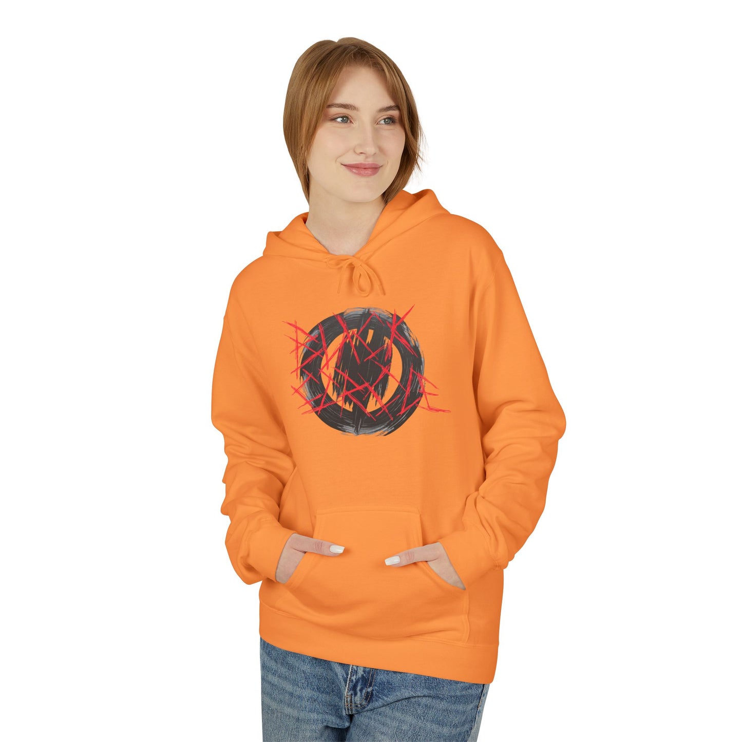 Circle Hoodie - Metal Core Style Black