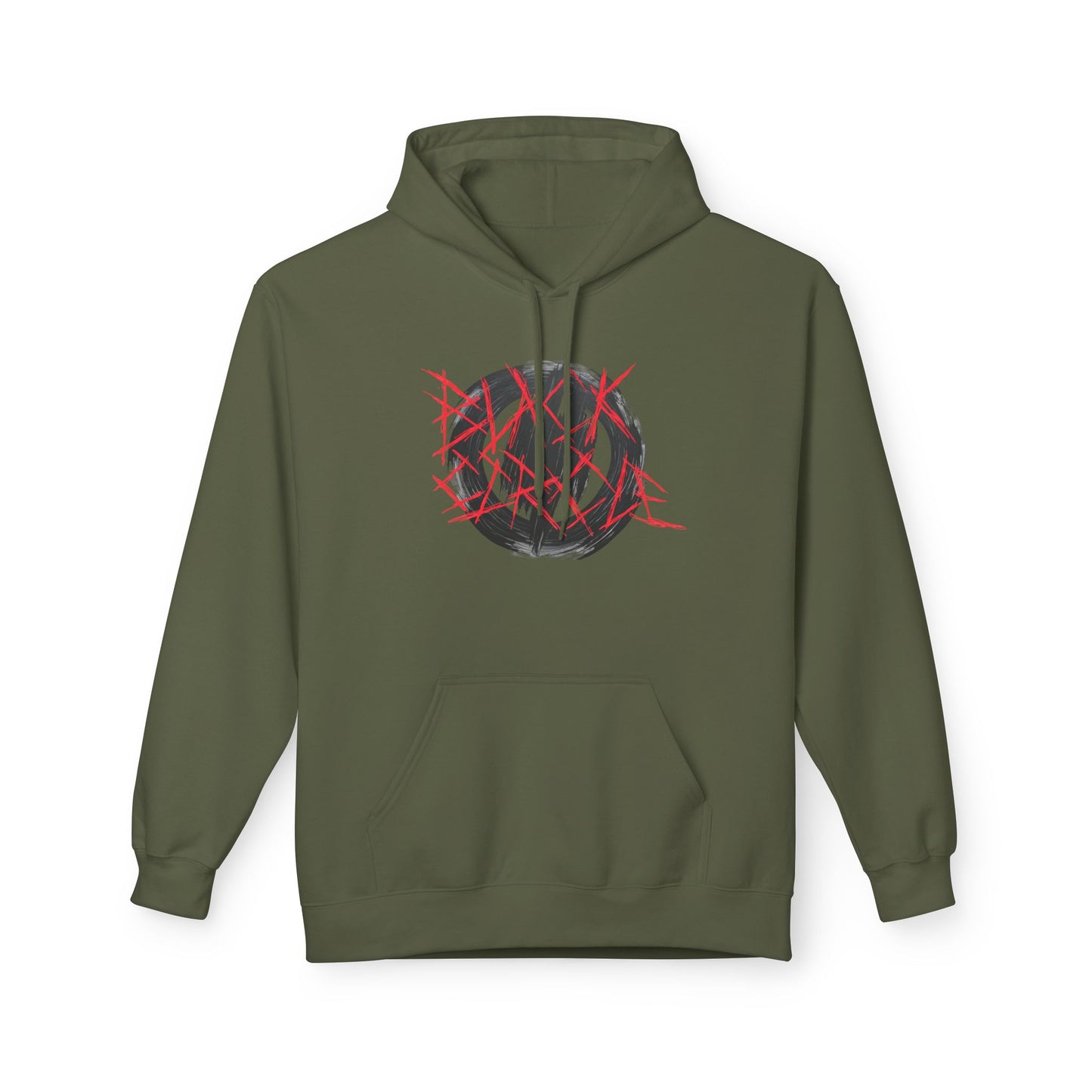 Circle Hoodie - Metal Core Style Black