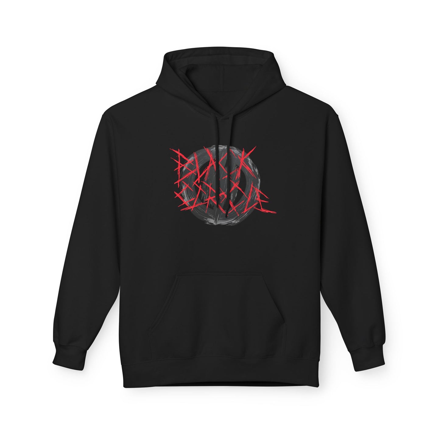 Circle Hoodie - Metal Core Style Black
