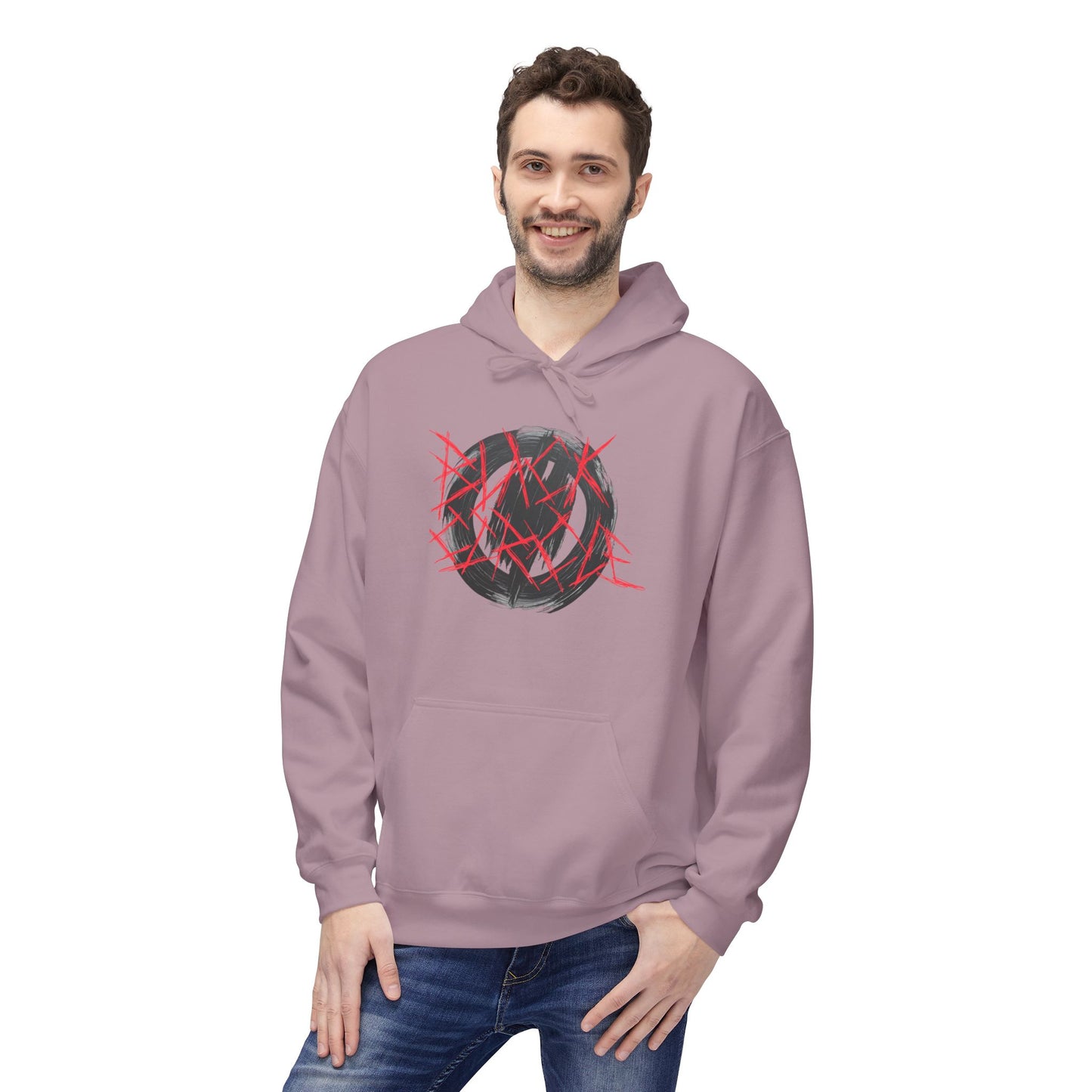 Circle Hoodie - Metal Core Style Black