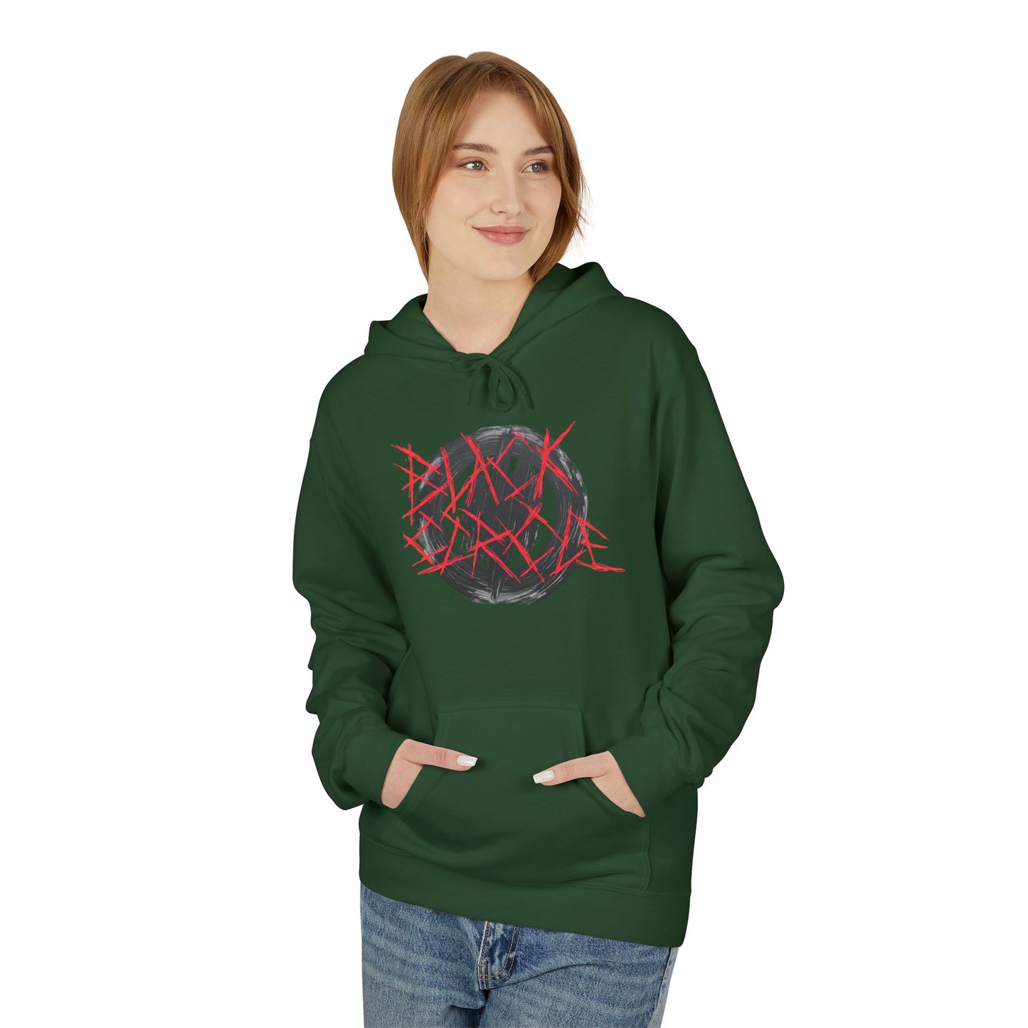 Circle Hoodie - Metal Core Style Black