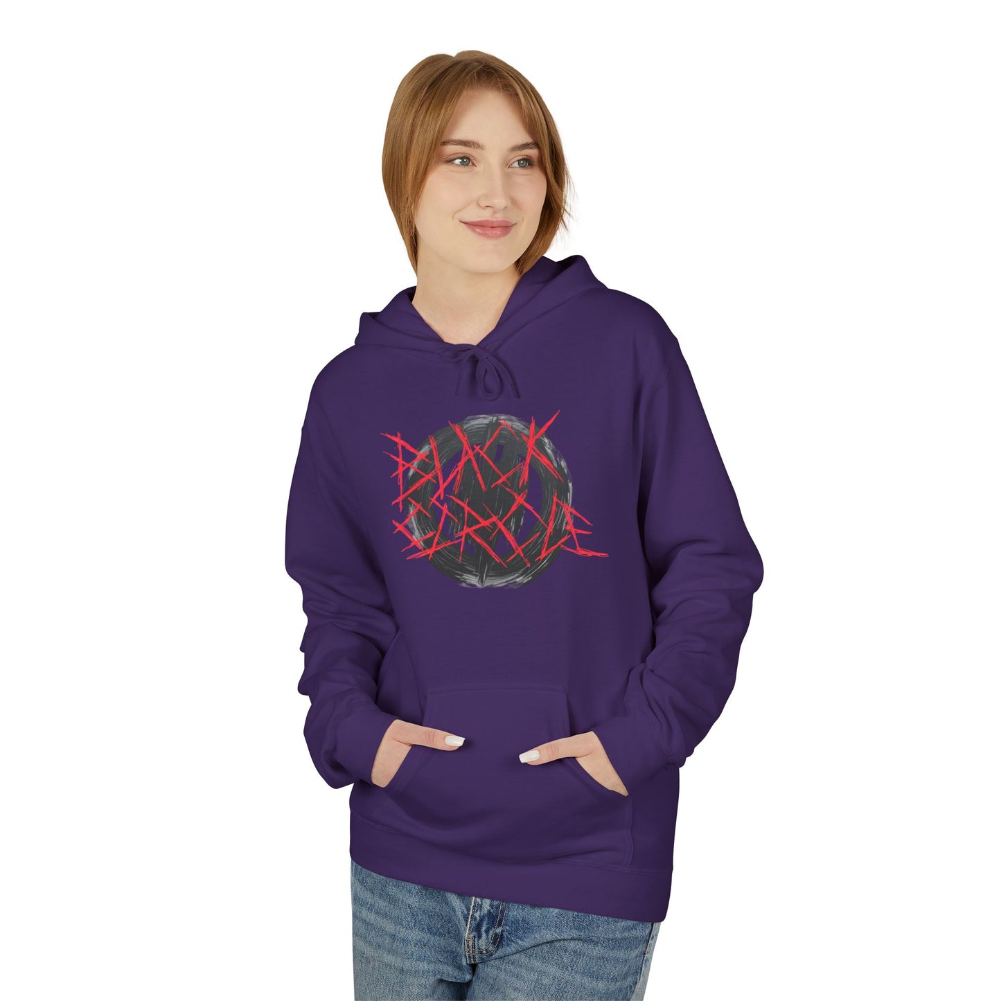 Circle Hoodie - Metal Core Style Black