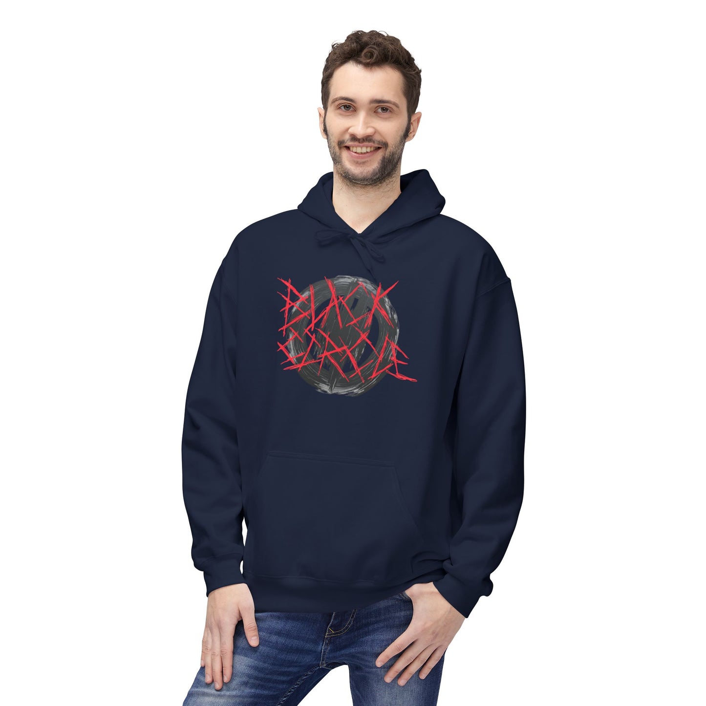 Circle Hoodie - Metal Core Style Black