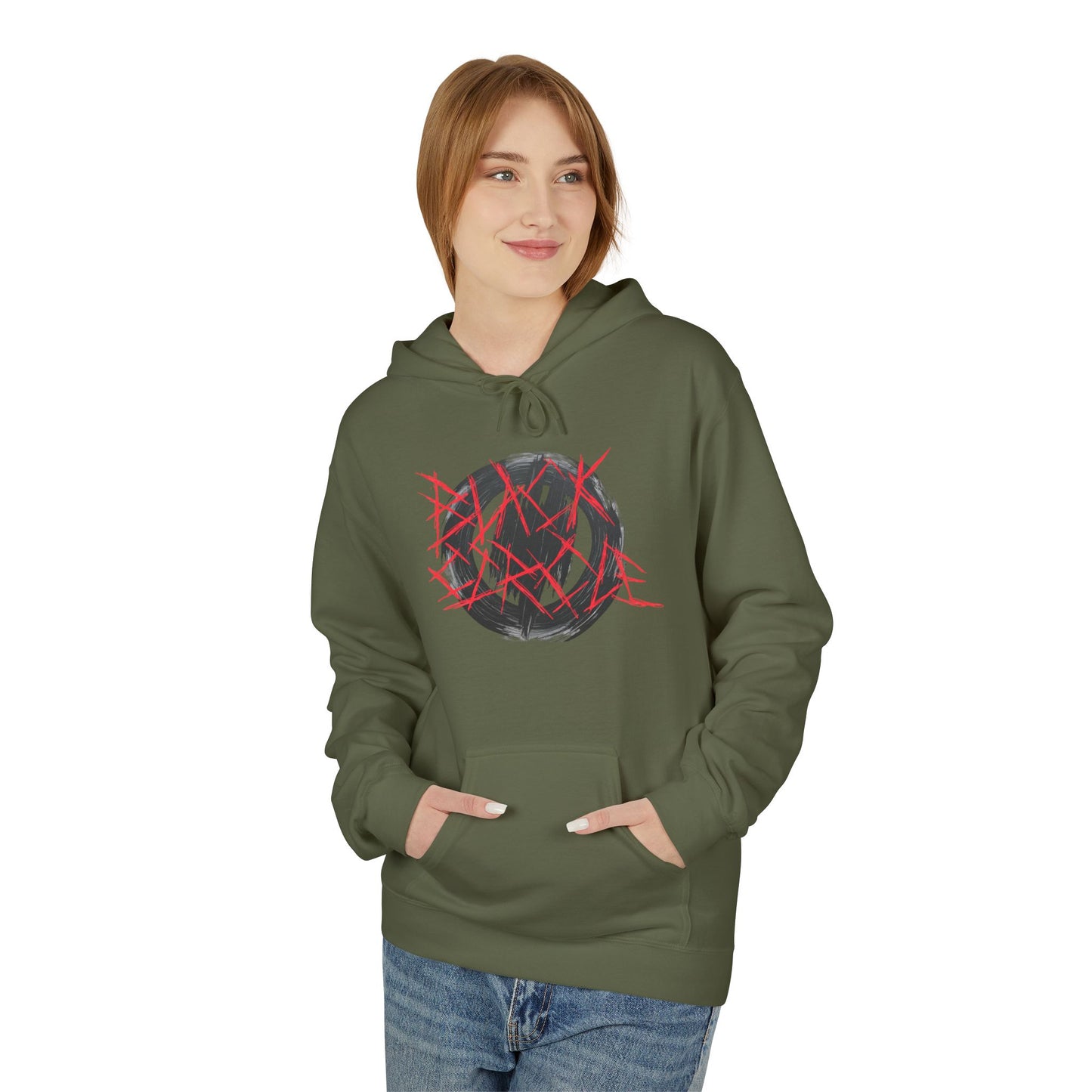 Circle Hoodie - Metal Core Style Black