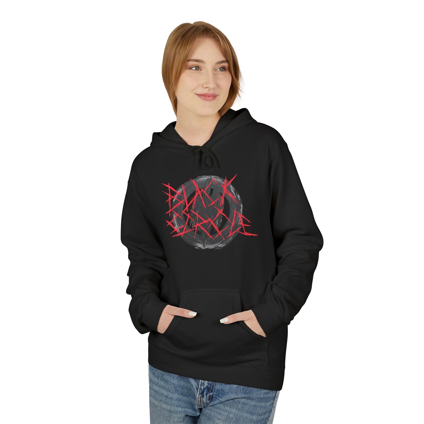 Circle Hoodie - Metal Core Style Black