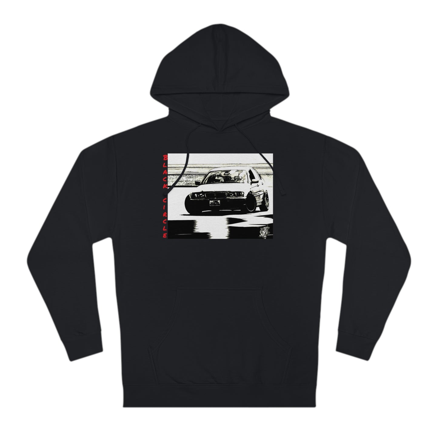 Built different black circle drift - hoodie
