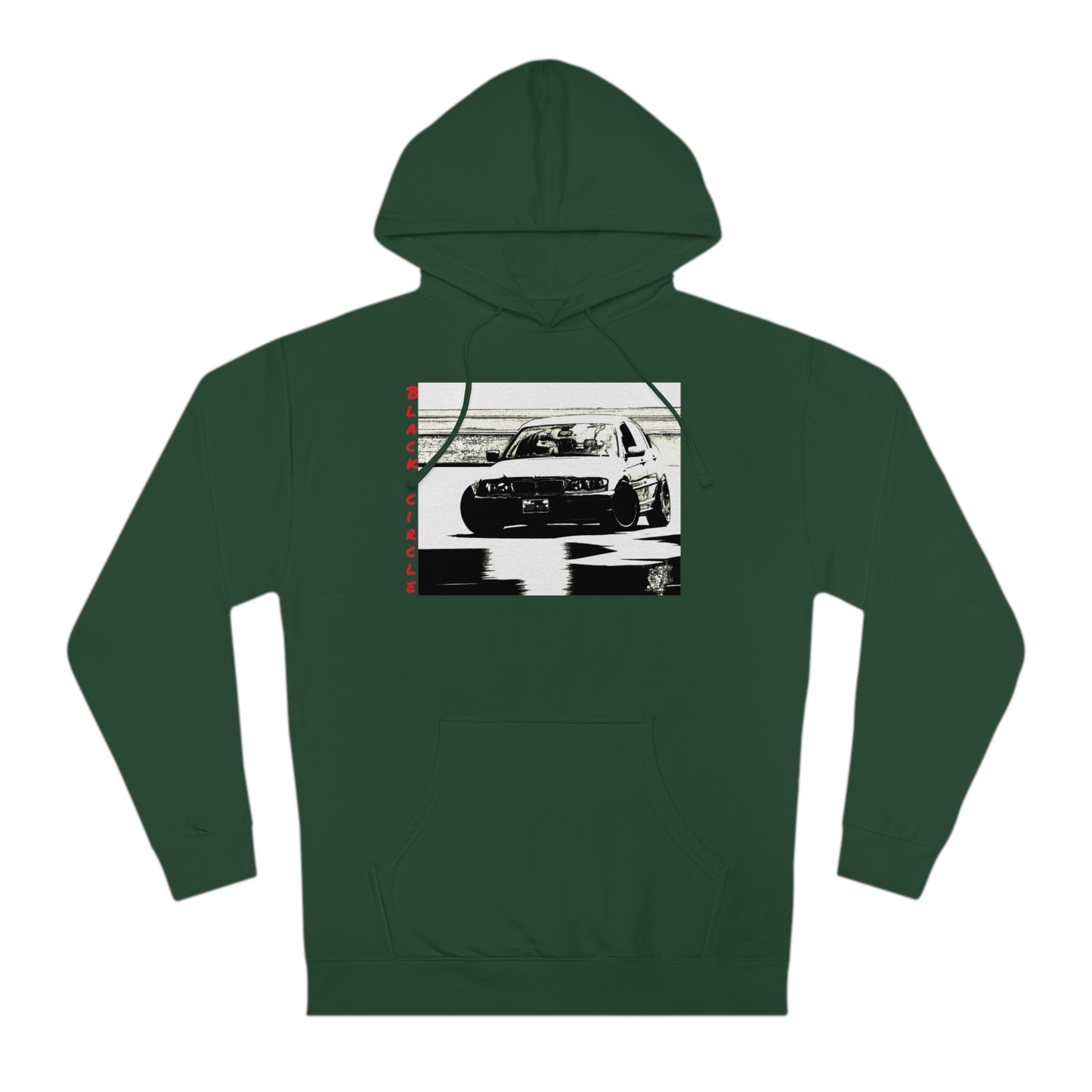 Built different black circle drift - hoodie